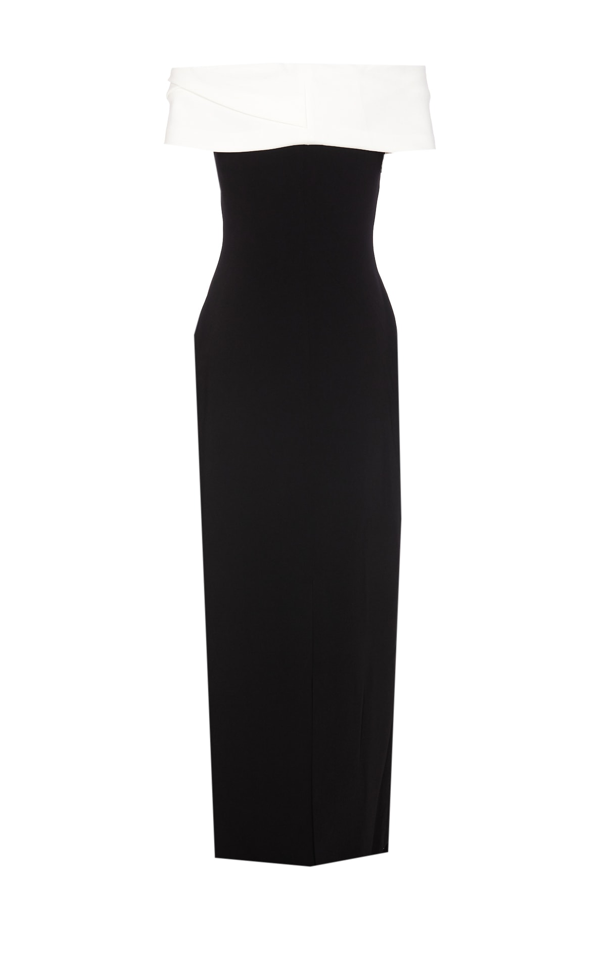 Solace London Filippa Off-shoulder Gown In Black