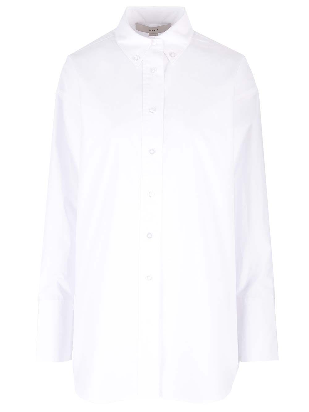 Bright White Poplin Shirt