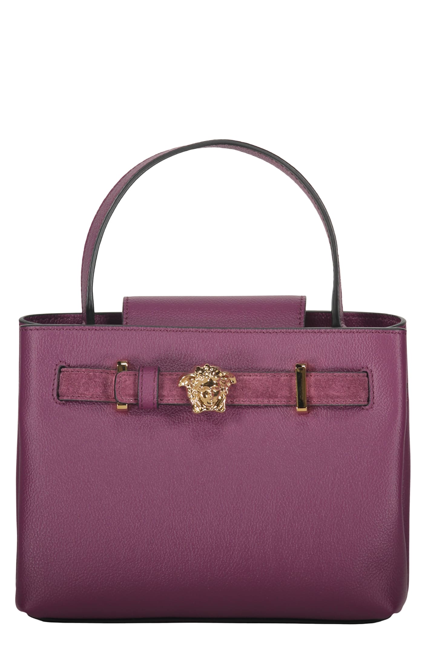 Versace Elegant Purple Bag In Refined Style In Purple