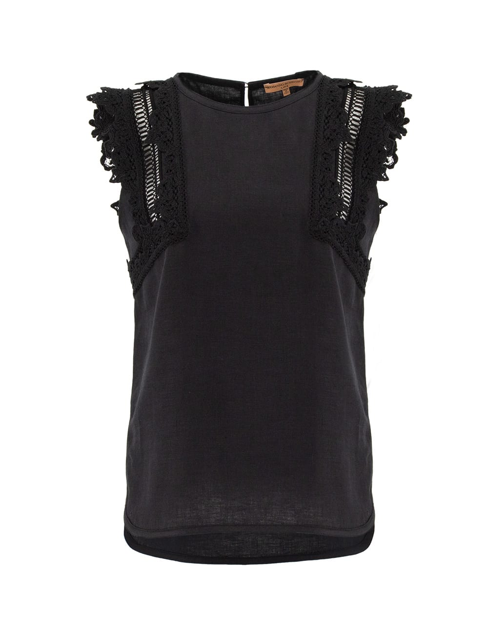 Shop Ermanno Scervino Top In Black