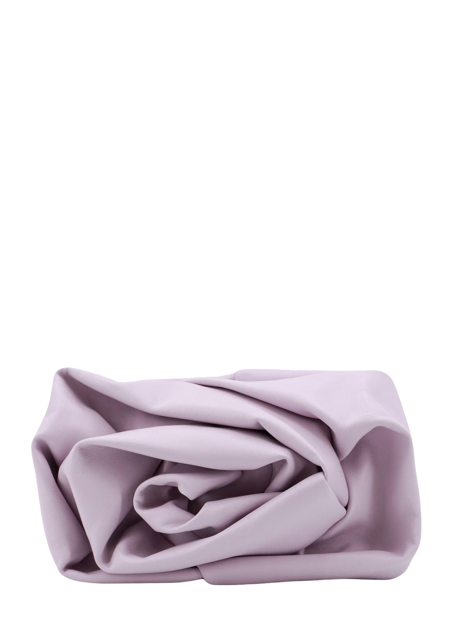 Shop Burberry Rose Clutch In Purple