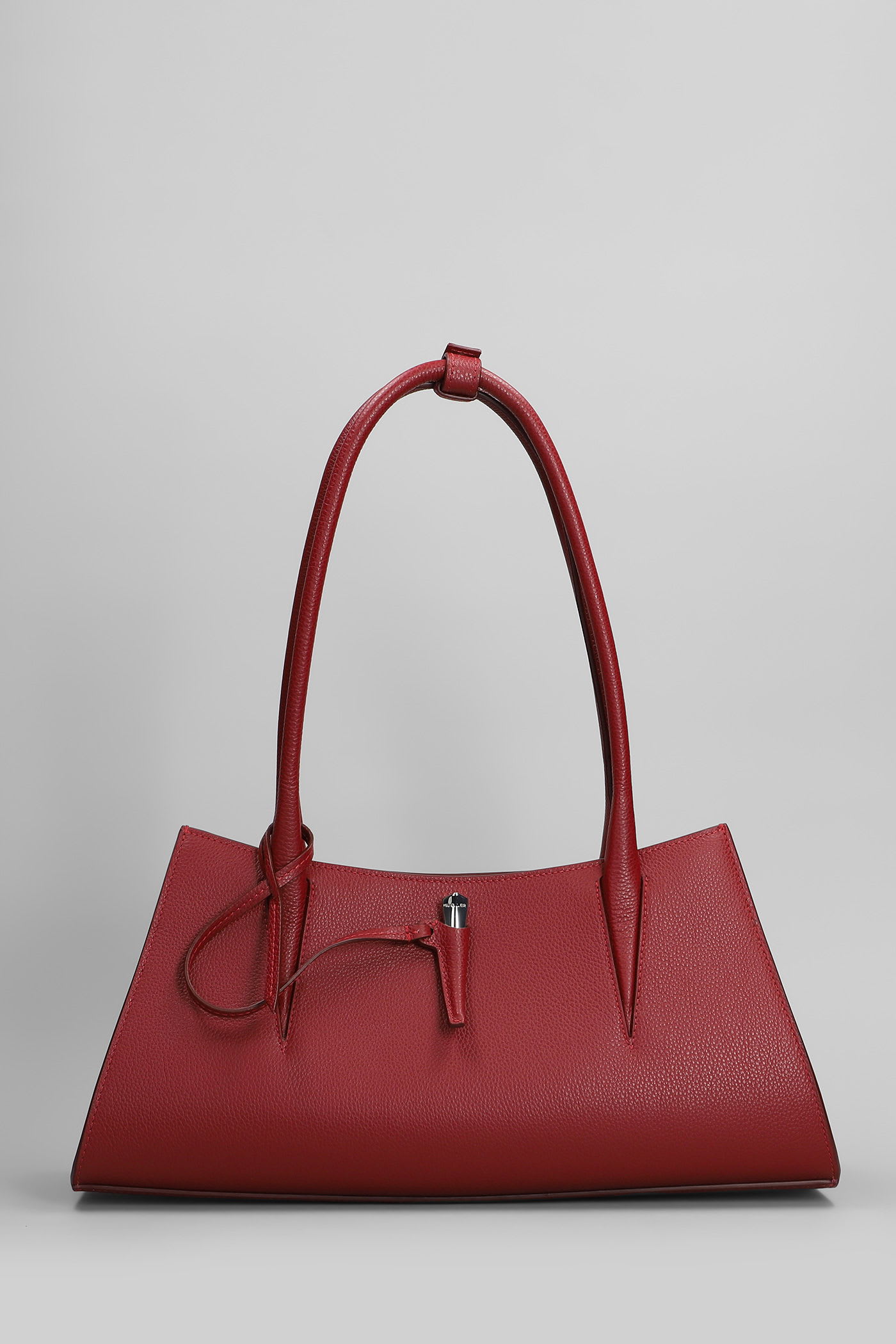 Shoulder Bag In Red Leather