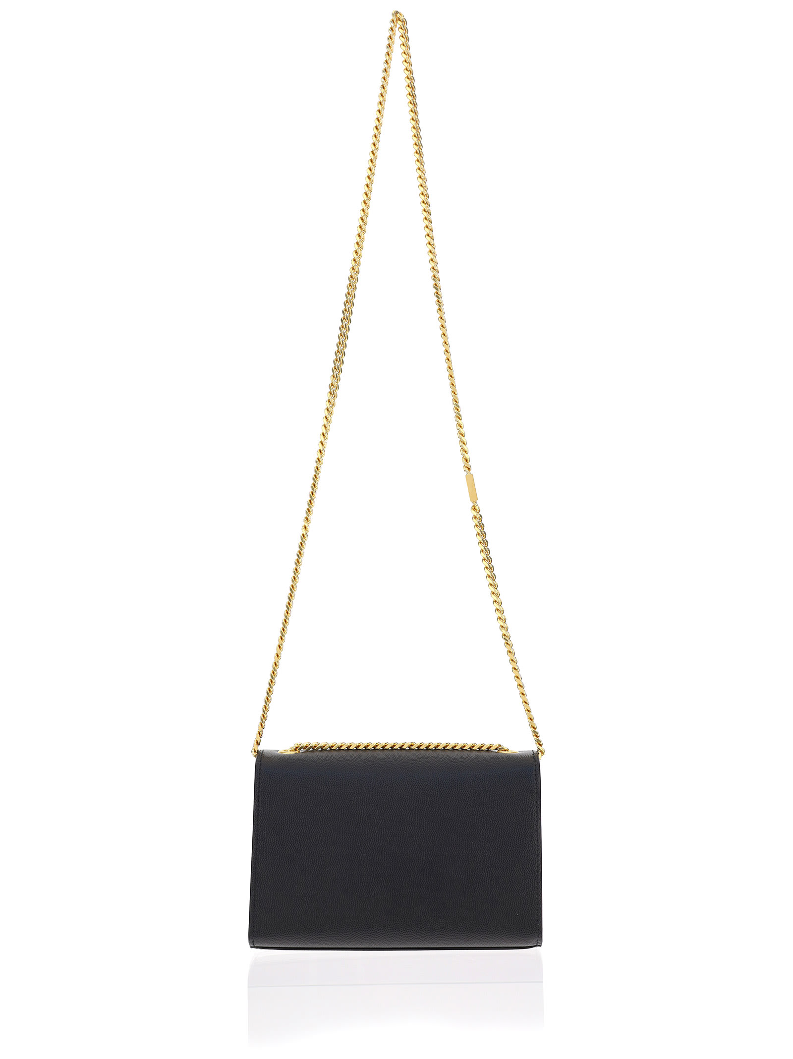 Shop Saint Laurent New S Kate Shoulder Bag In Black