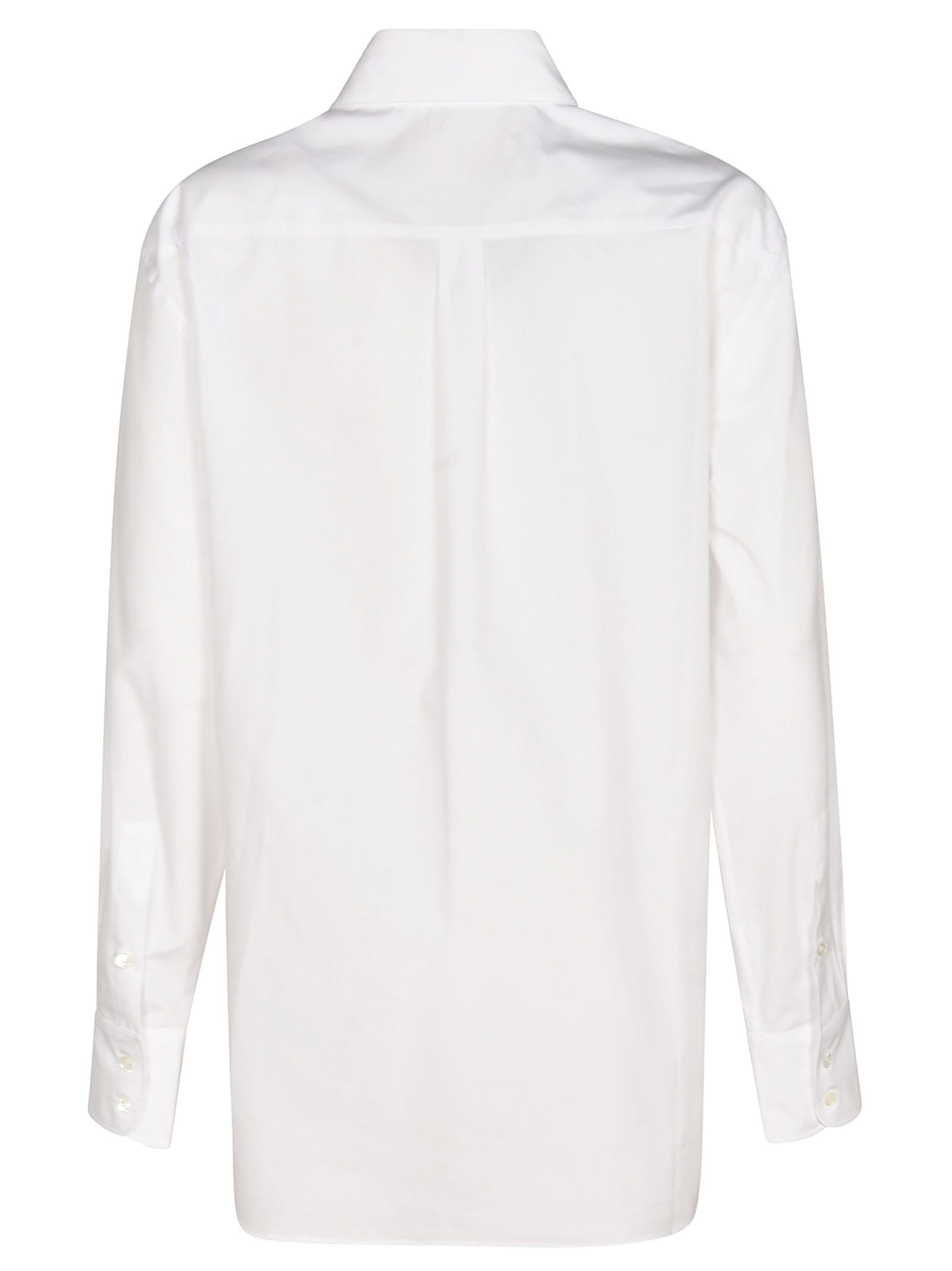 Shop Marni Patch Detail Shirt In White