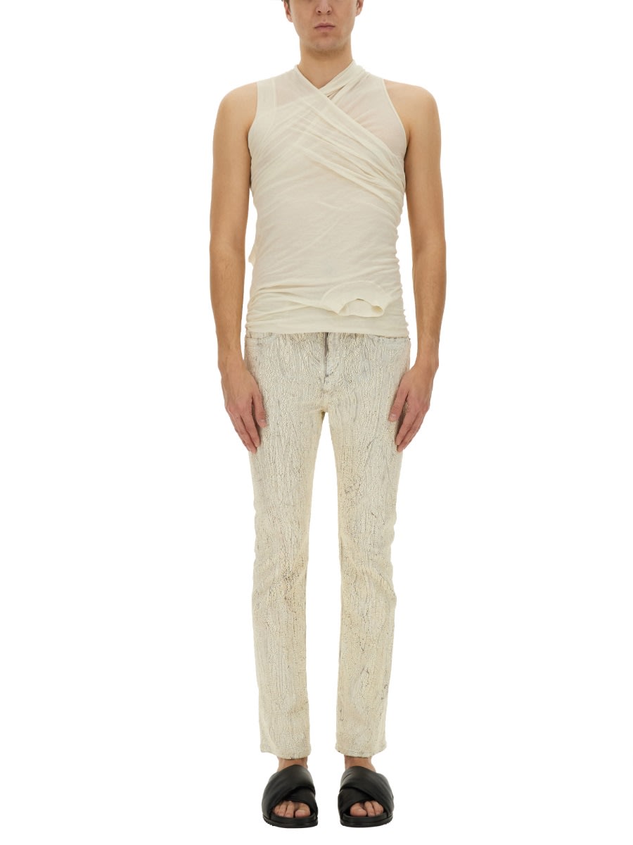Rick Owens Off-white Hollywood Headon Utility Jeans