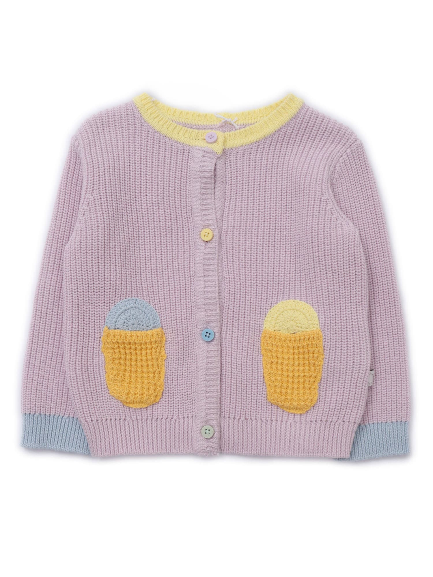 Stella Mccartney Knit Cardigan In Purple