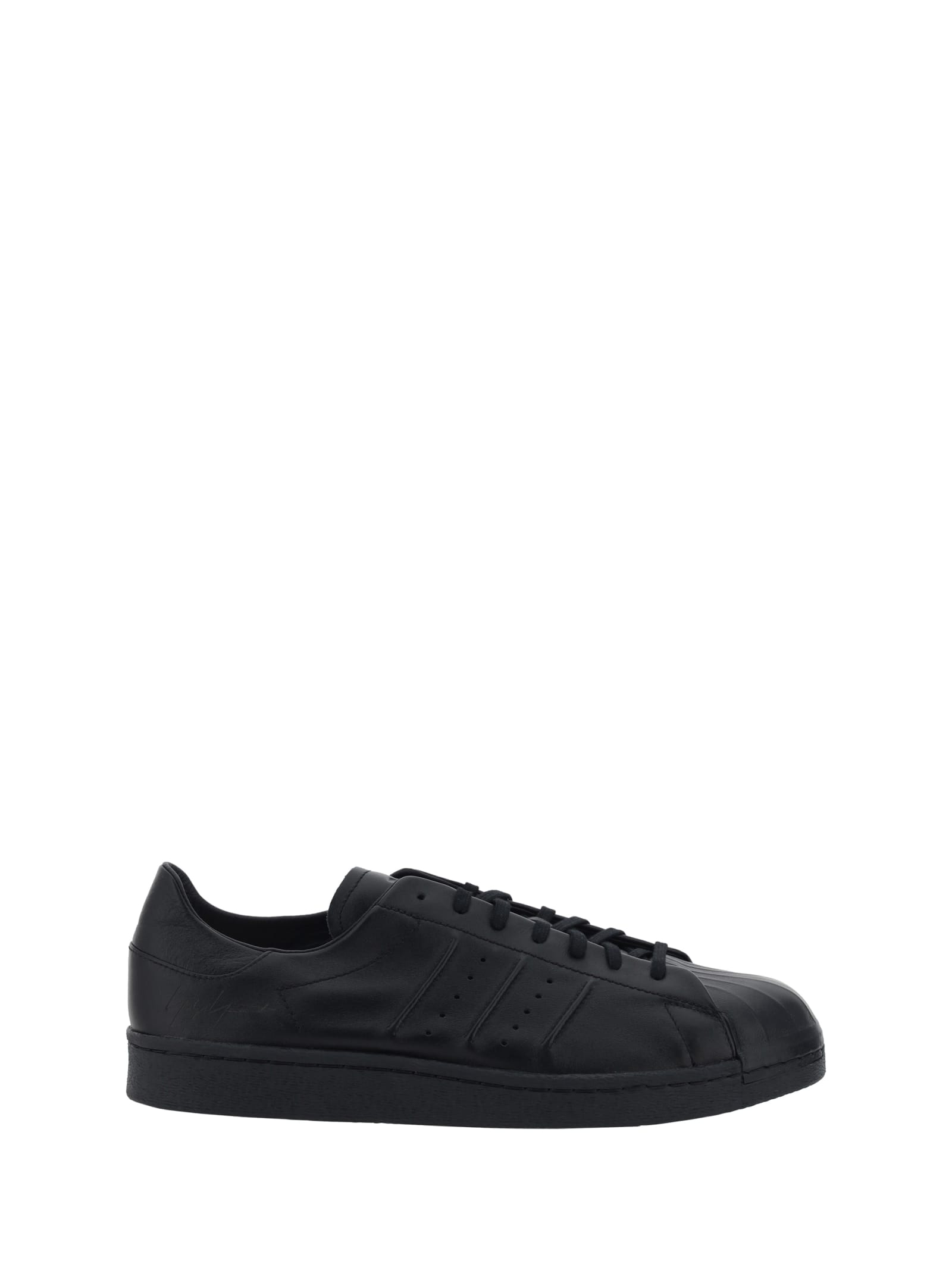 Shop Y-3 Superstar Sneakers In Black