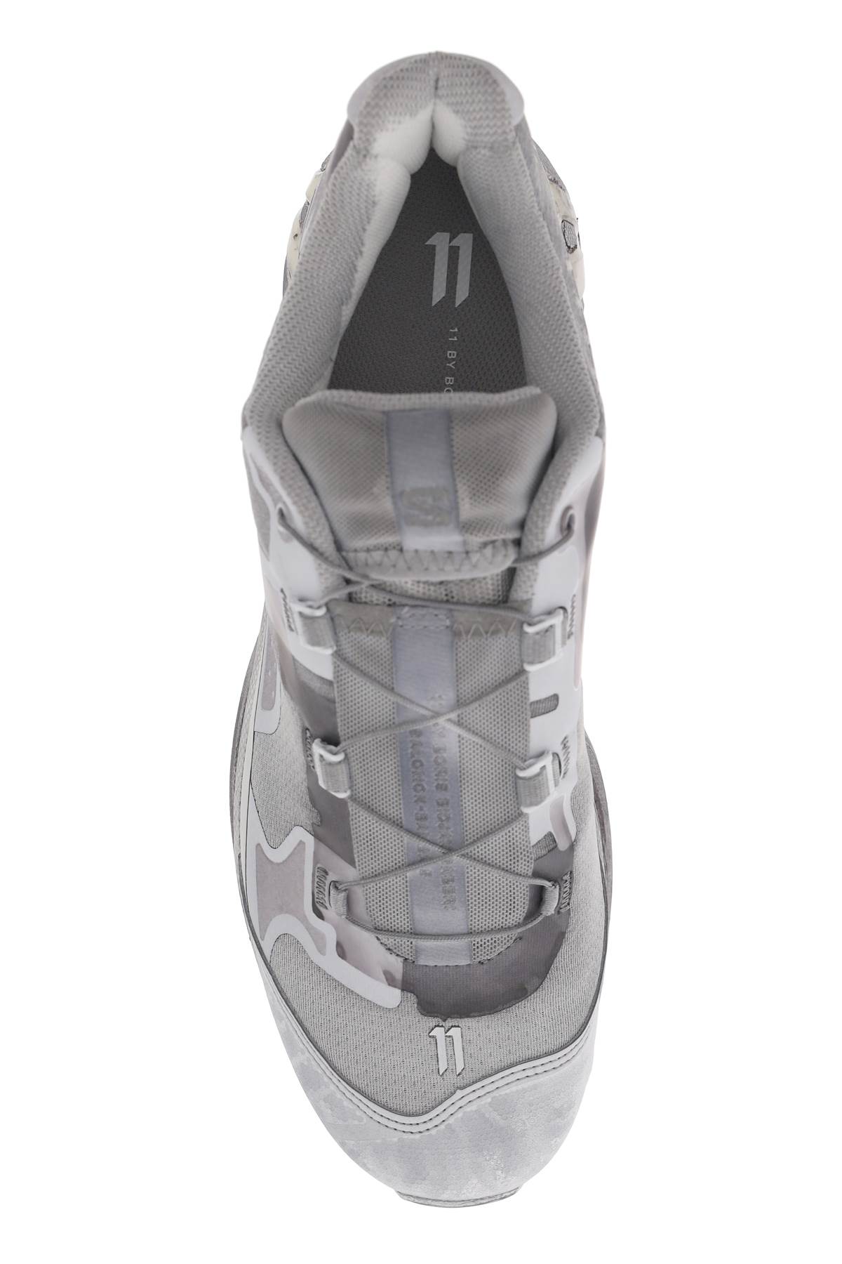 Shop Boris Bidjan Saberi Salomon Bamba 5 Sneakers In Light Grey (grey)