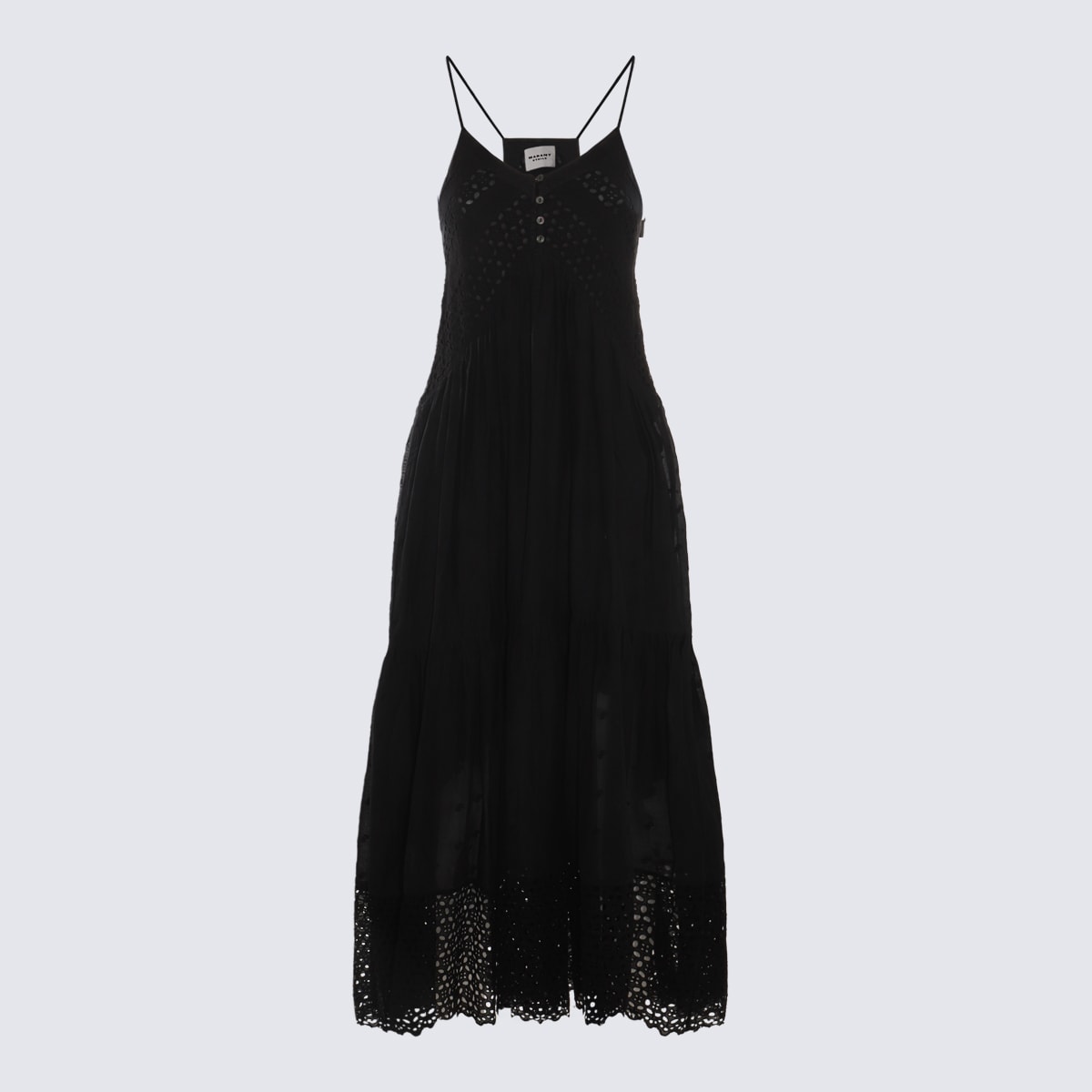 Marant Etoile Black Cotton Dress