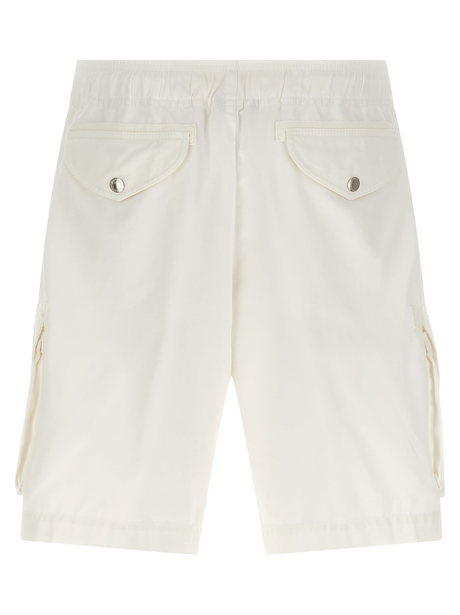 Brunello Cucinelli Cargo Pocket Bermuda Shorts Bermuda And Short White In Gray