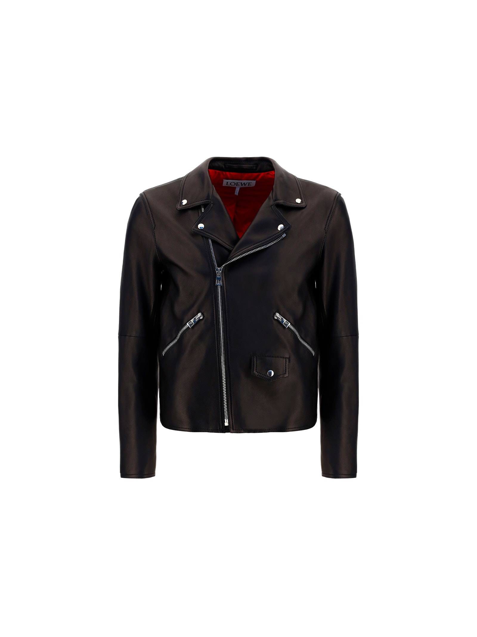 Loewe Leather Biker Jacket