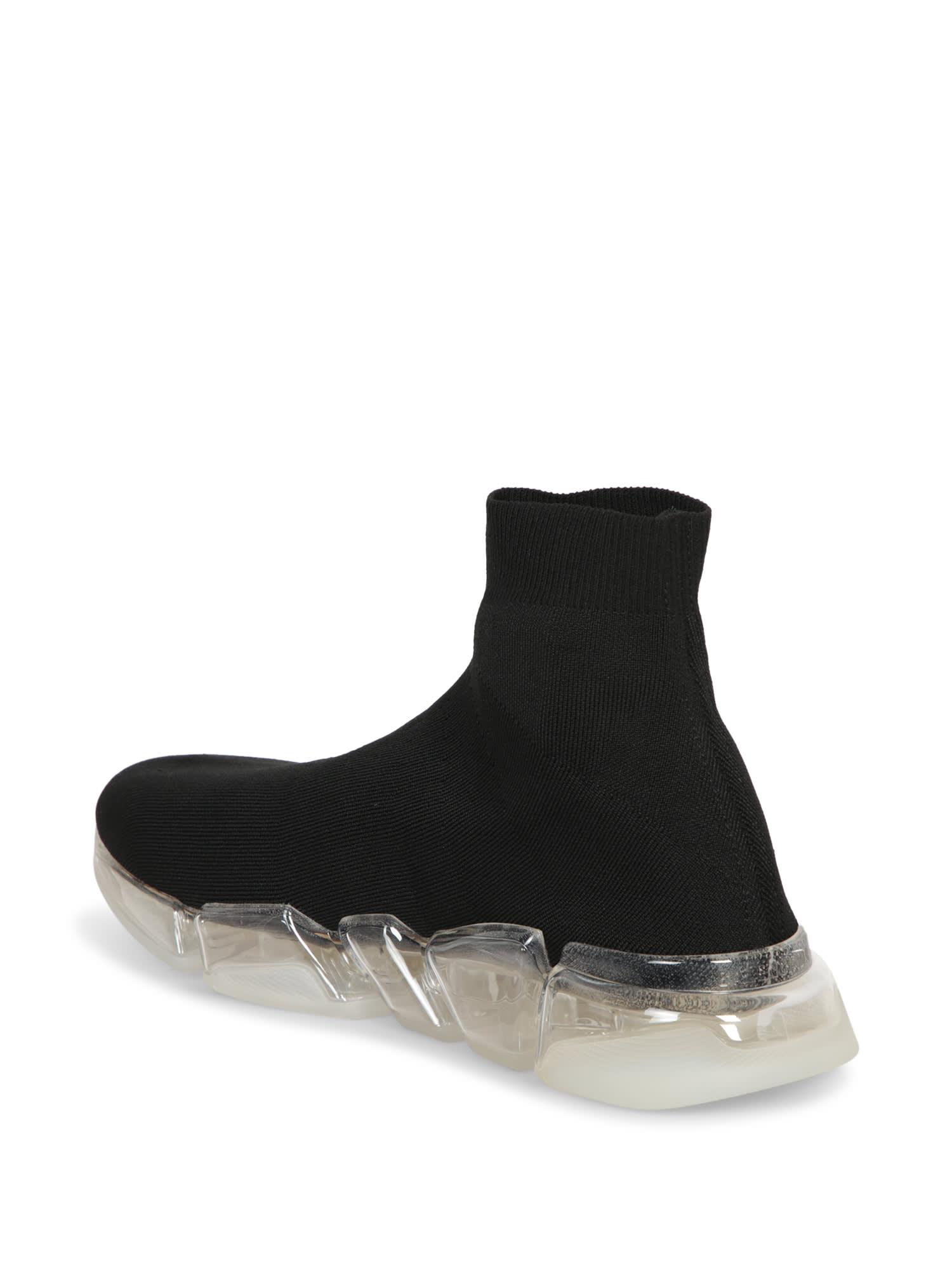 Shop Balenciaga Speed 2.0 Stencil Black Sneakers