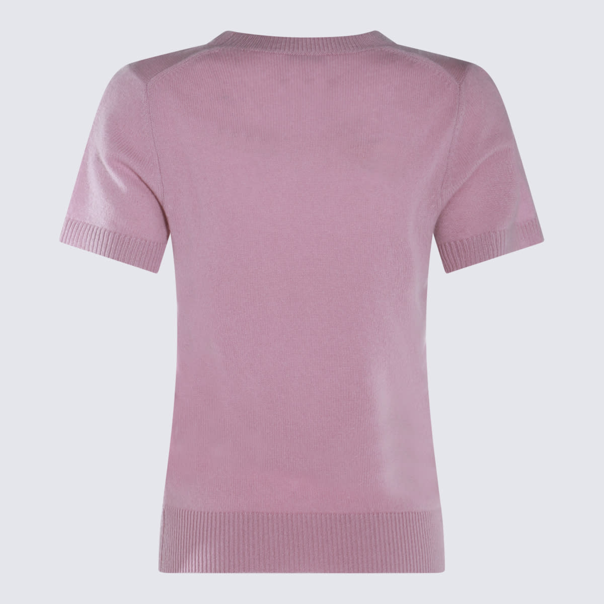 Shop Allude Pink Wool Knitwear