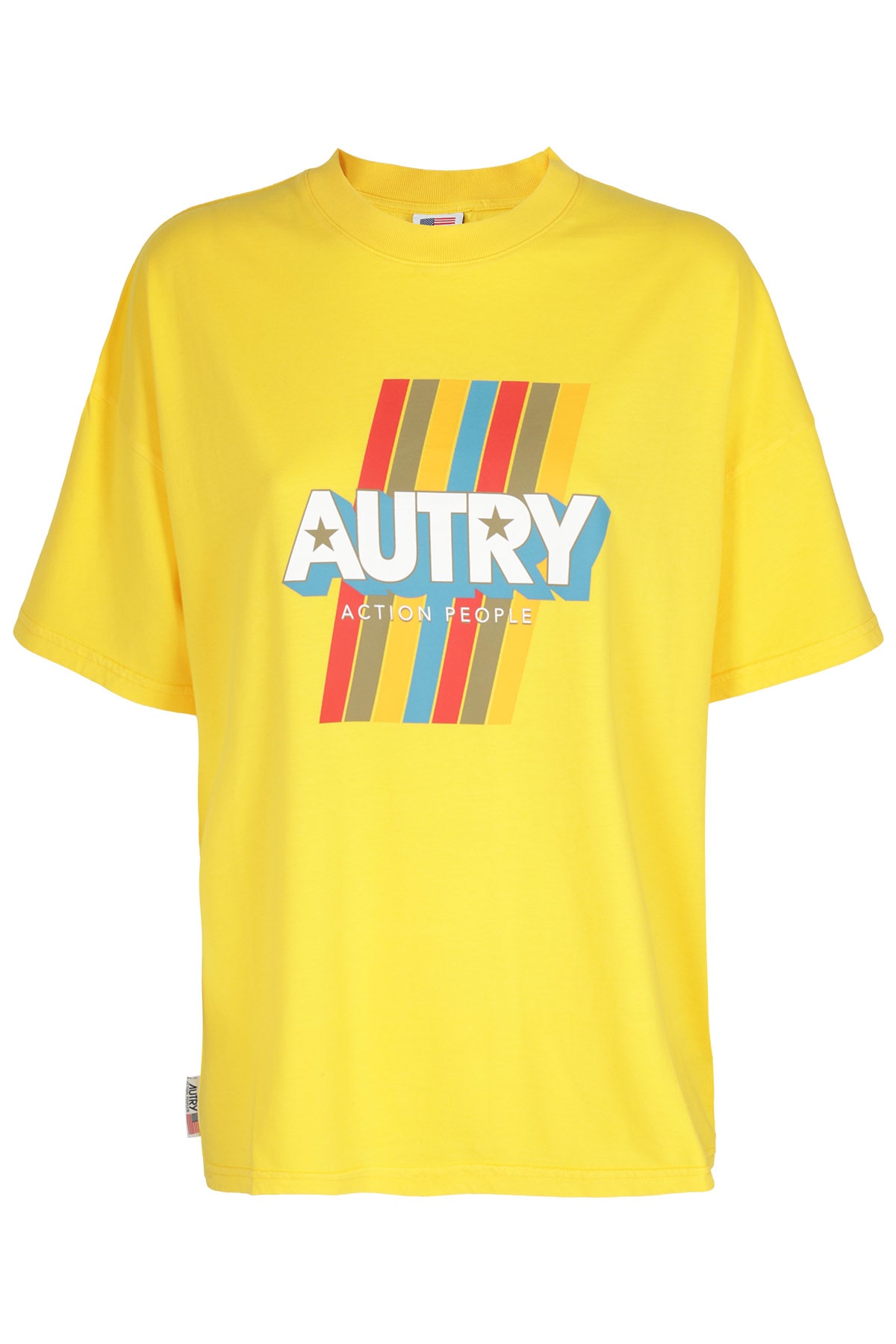 Autry T-shirt Aerobic In Tinto Yellow