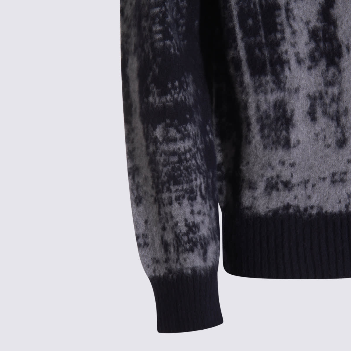 Piacenza Cashmere Blue Wool Knitwear In Multi