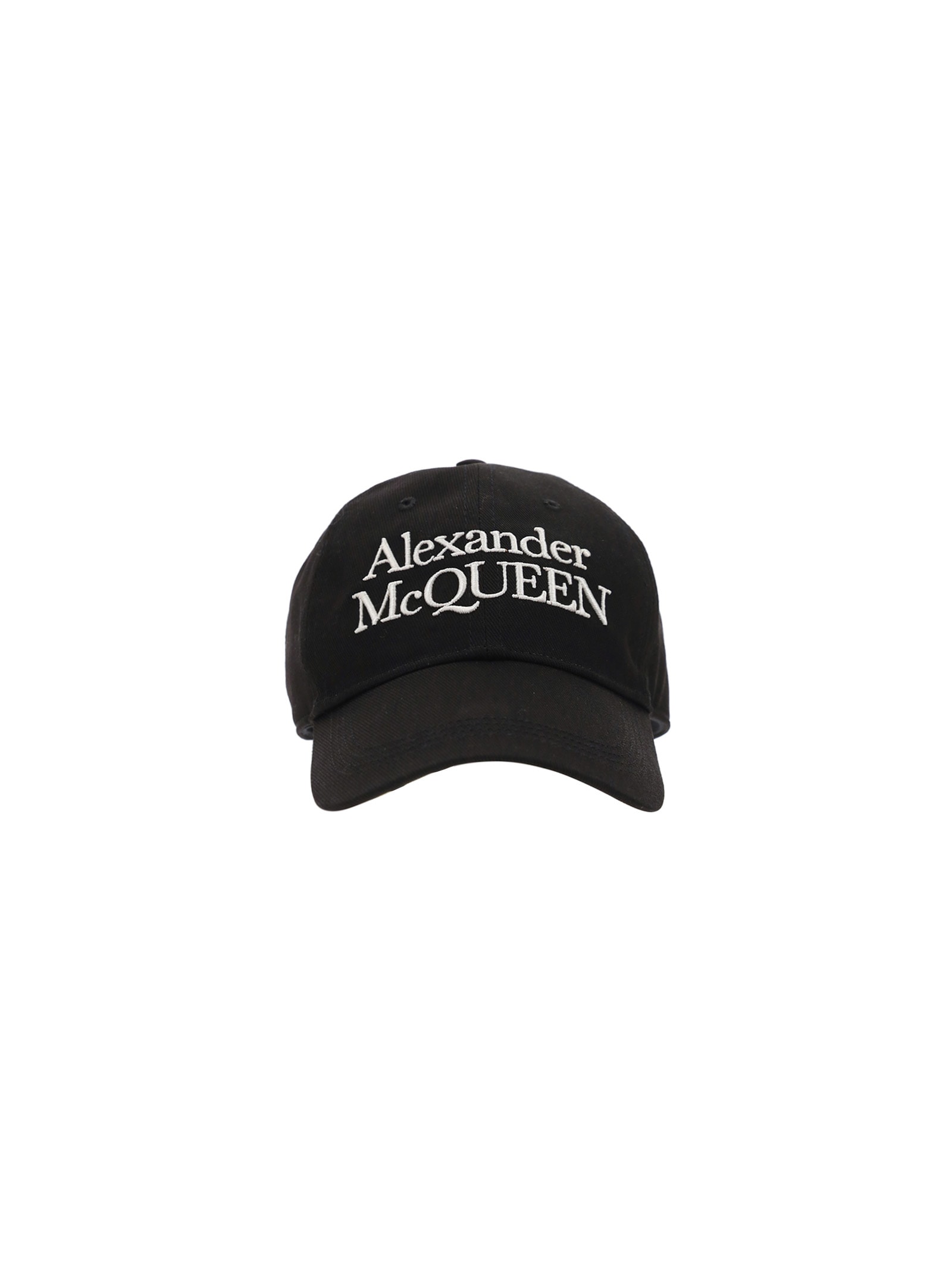 Shop Alexander Mcqueen Mcqueen Stacked Hat In Black