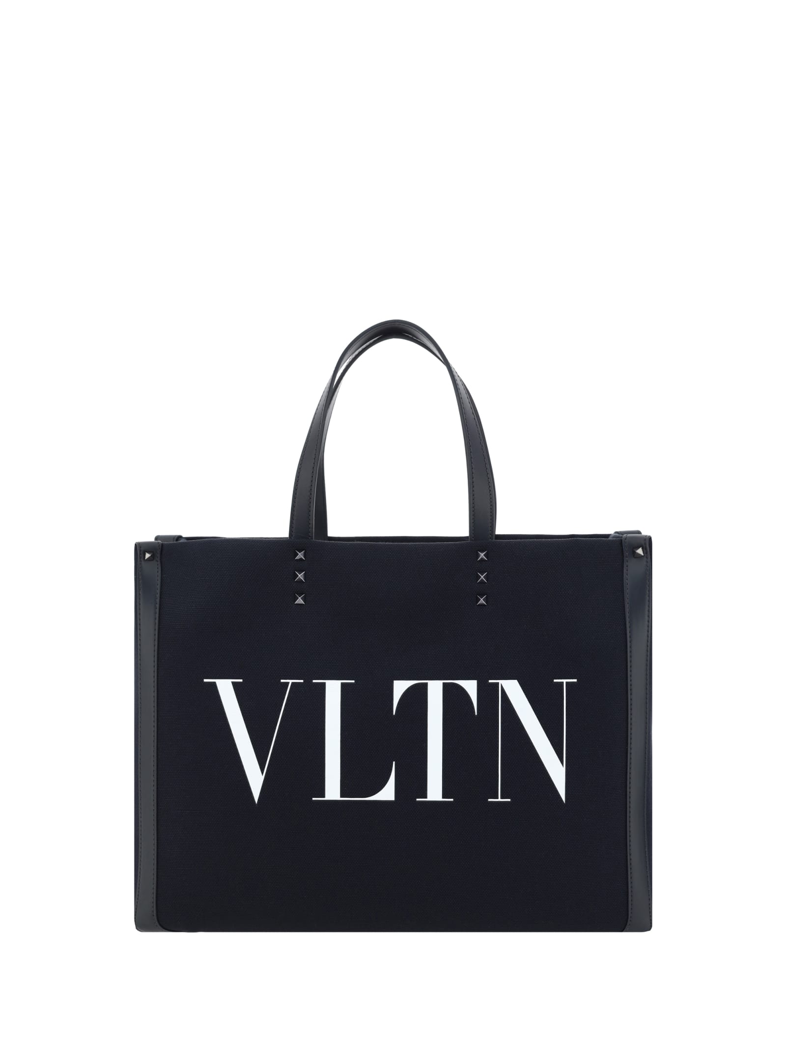 Shop Valentino Handbag In Nero/bianco