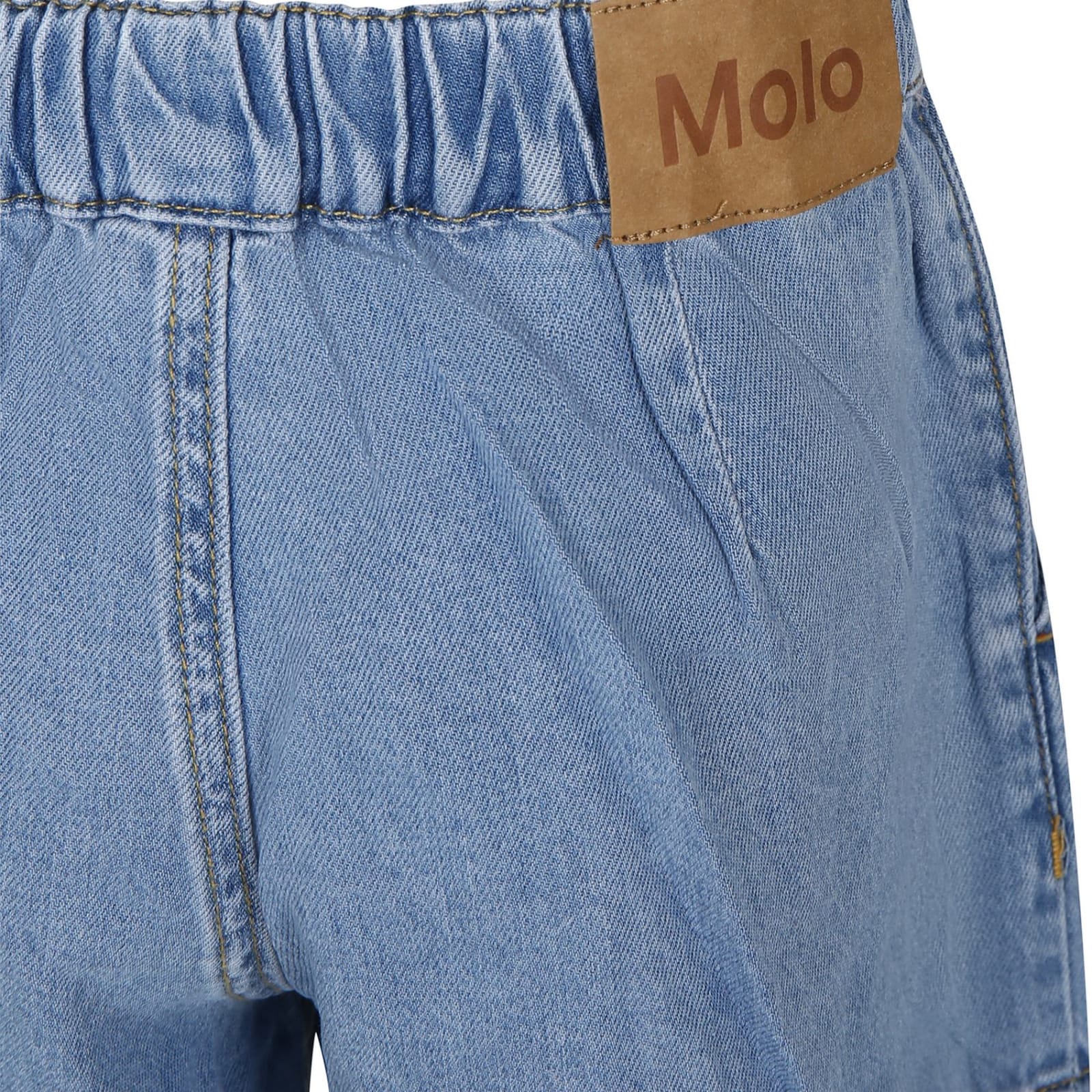Shop Molo Casual Denim Shorts Amari For Girl