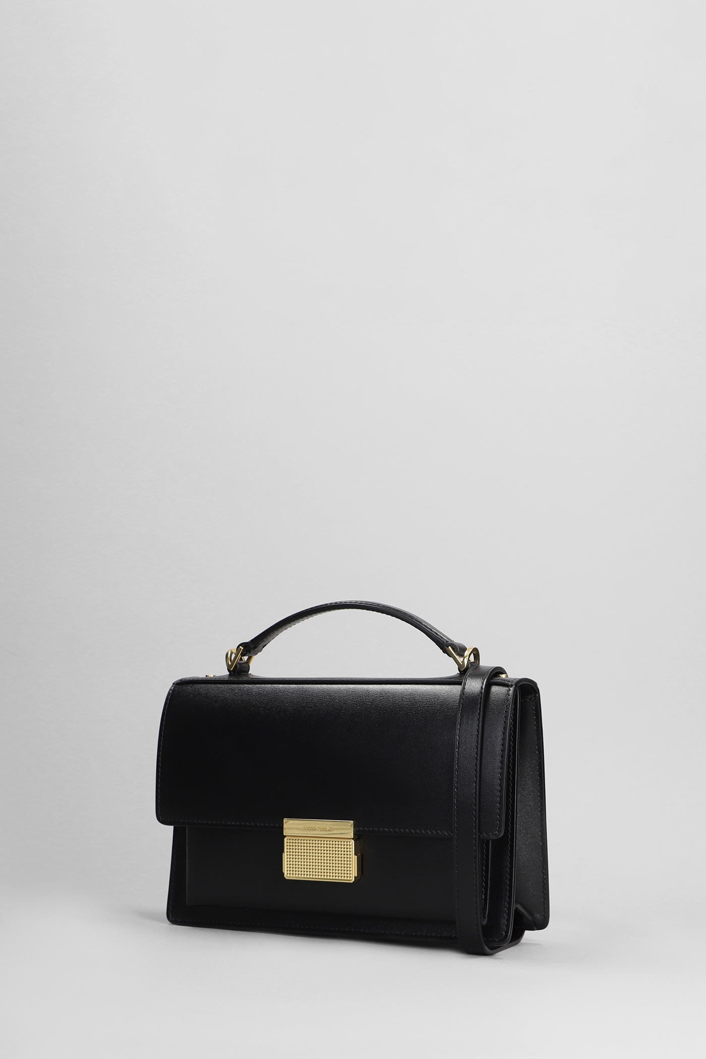 Shop Golden Goose Venezia Shoulder Bag In Black Leather