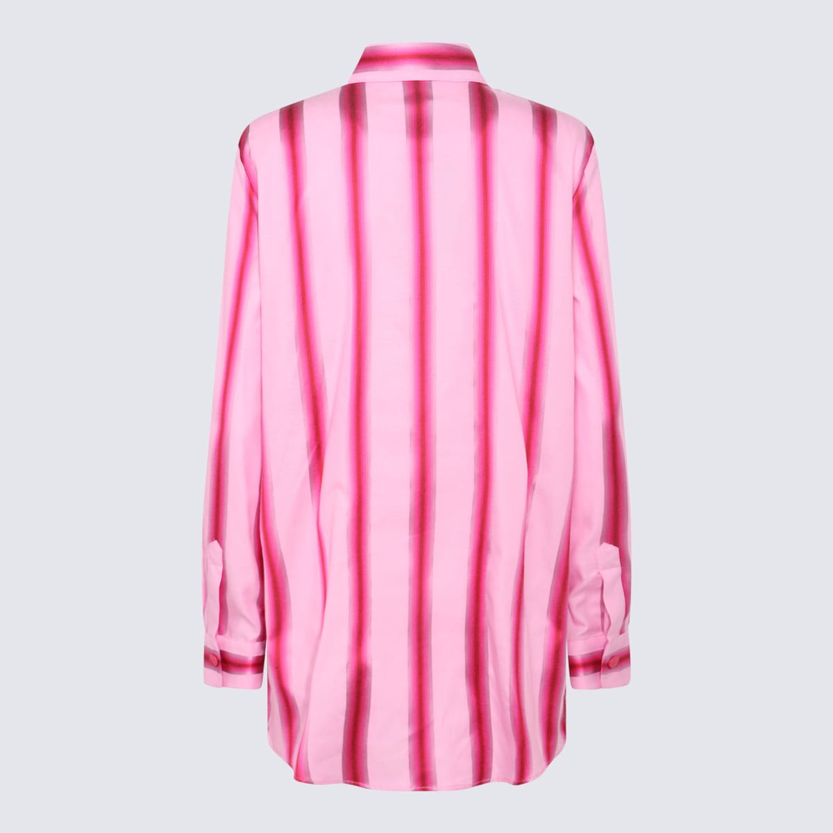 Shop Etro Pink Cotton-silk Blend Shirt