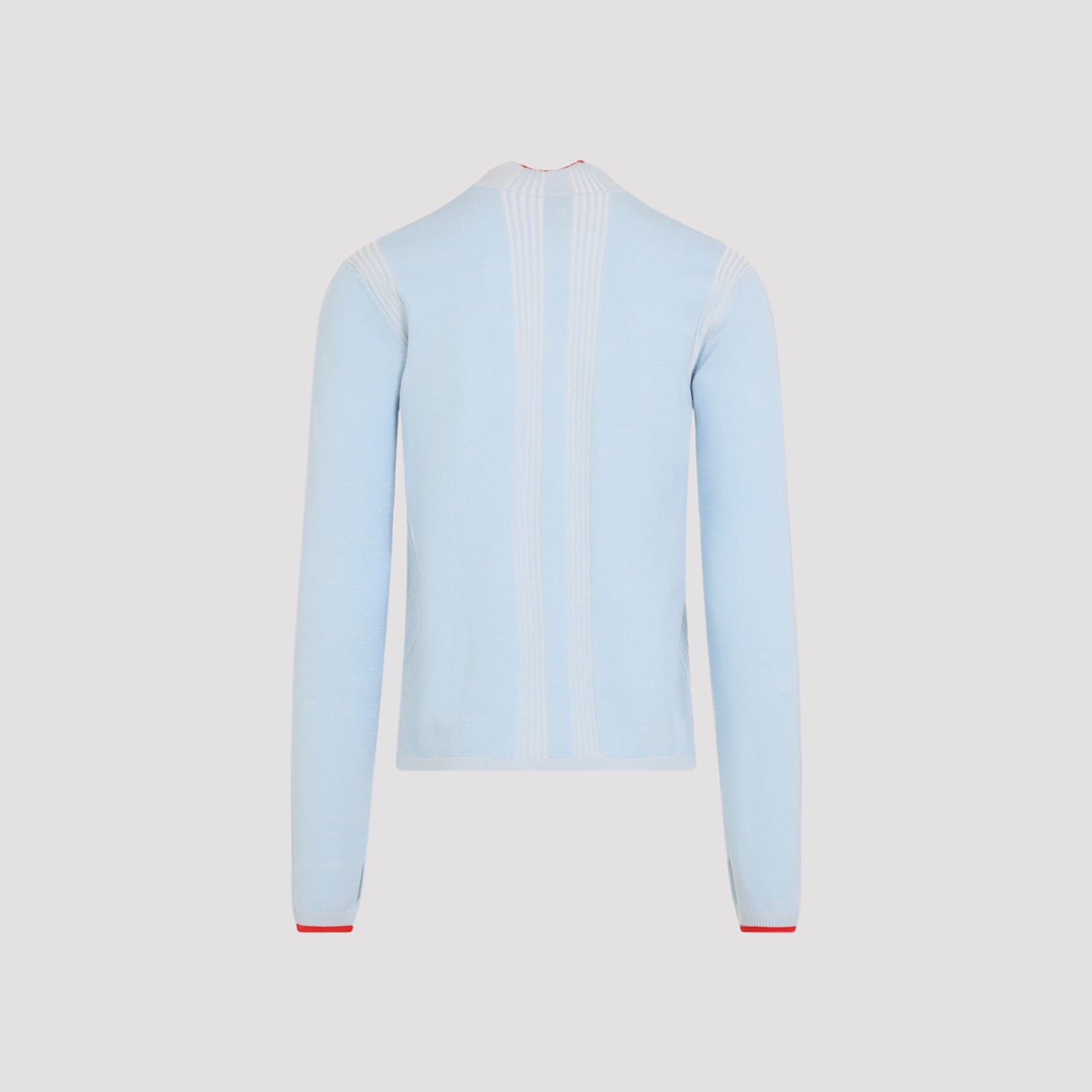 Casablanca Knit Base Layer Pullover Men In Blue