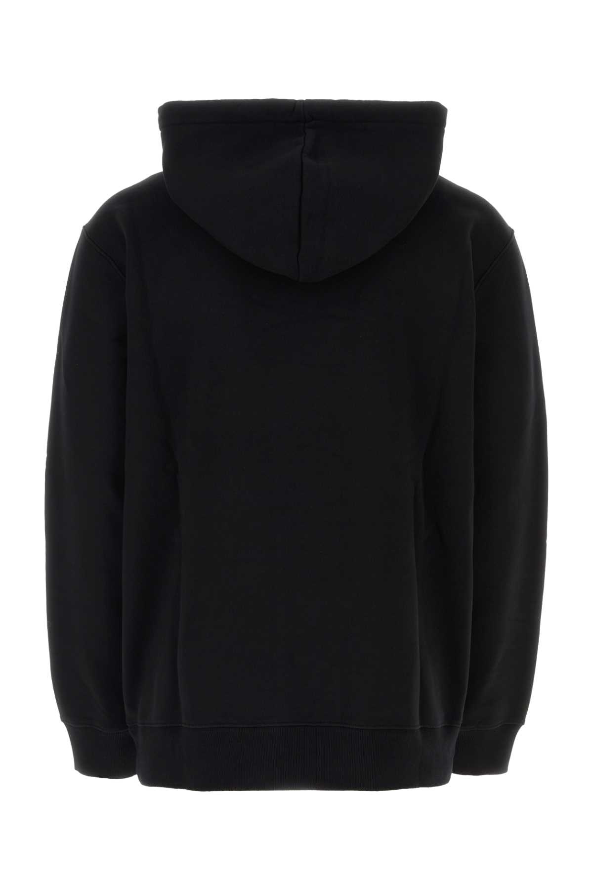 LANVIN BLACK COTTON SWEATSHIRT