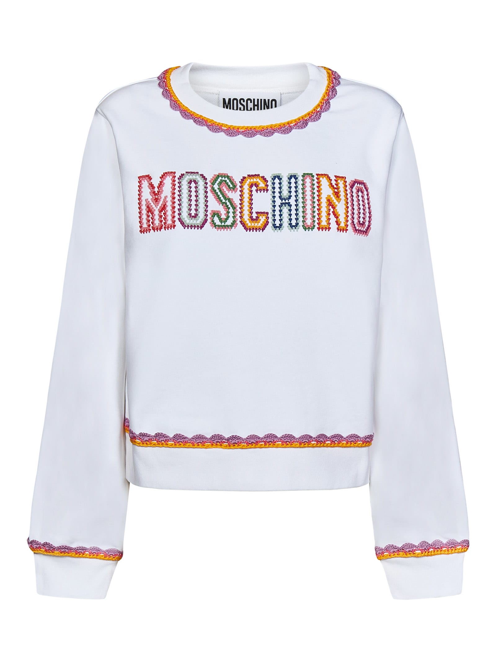 Moschino Crochet Details Sweatshirt