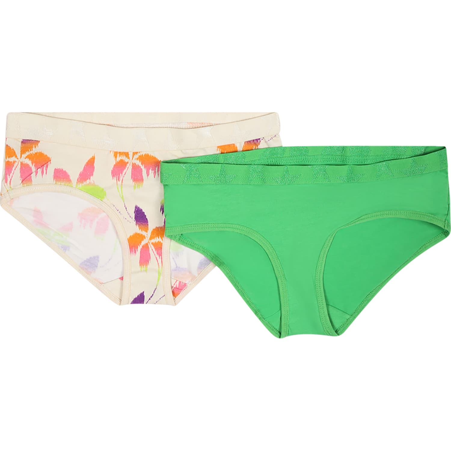 Shop Molo Multicolor Set For Girl With Tropical Print