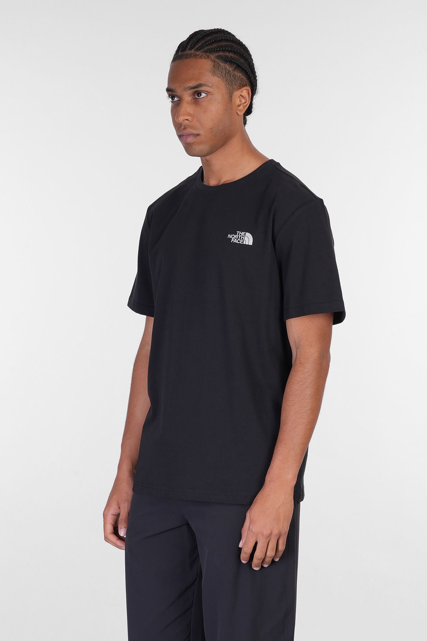 THE NORTH FACE SS REF BOX NSE TEE T-SHIRT IN BLACK COTTON