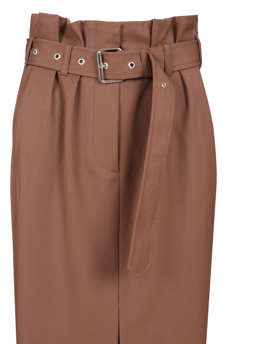 Shop Dries Van Noten Long Skirt In Brown