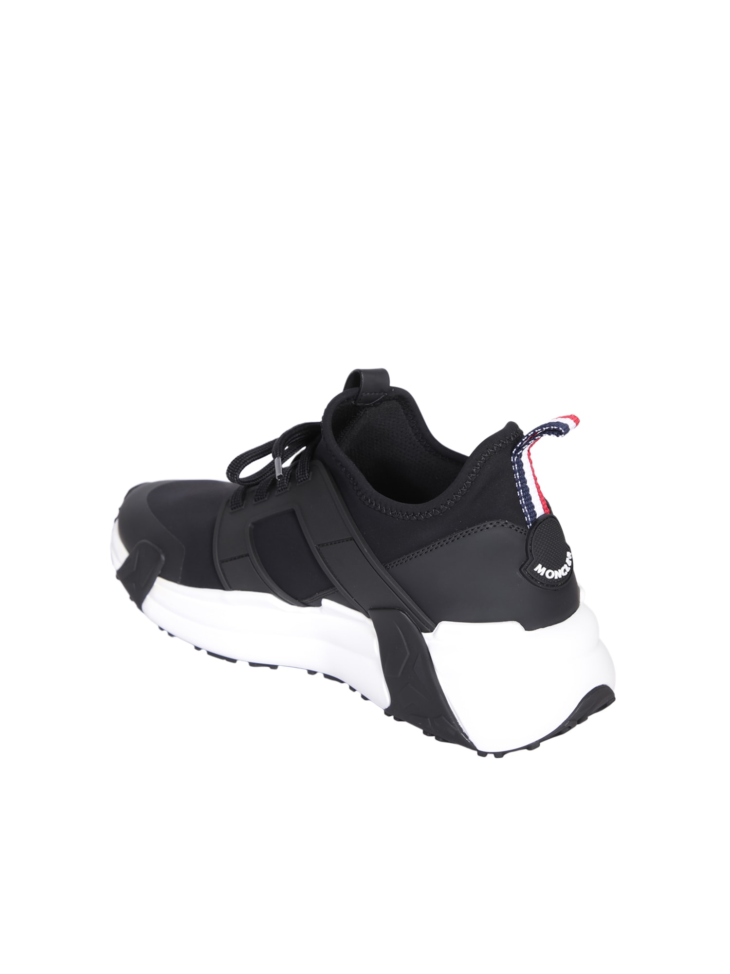 Shop Moncler Lunarove Black Sneakers
