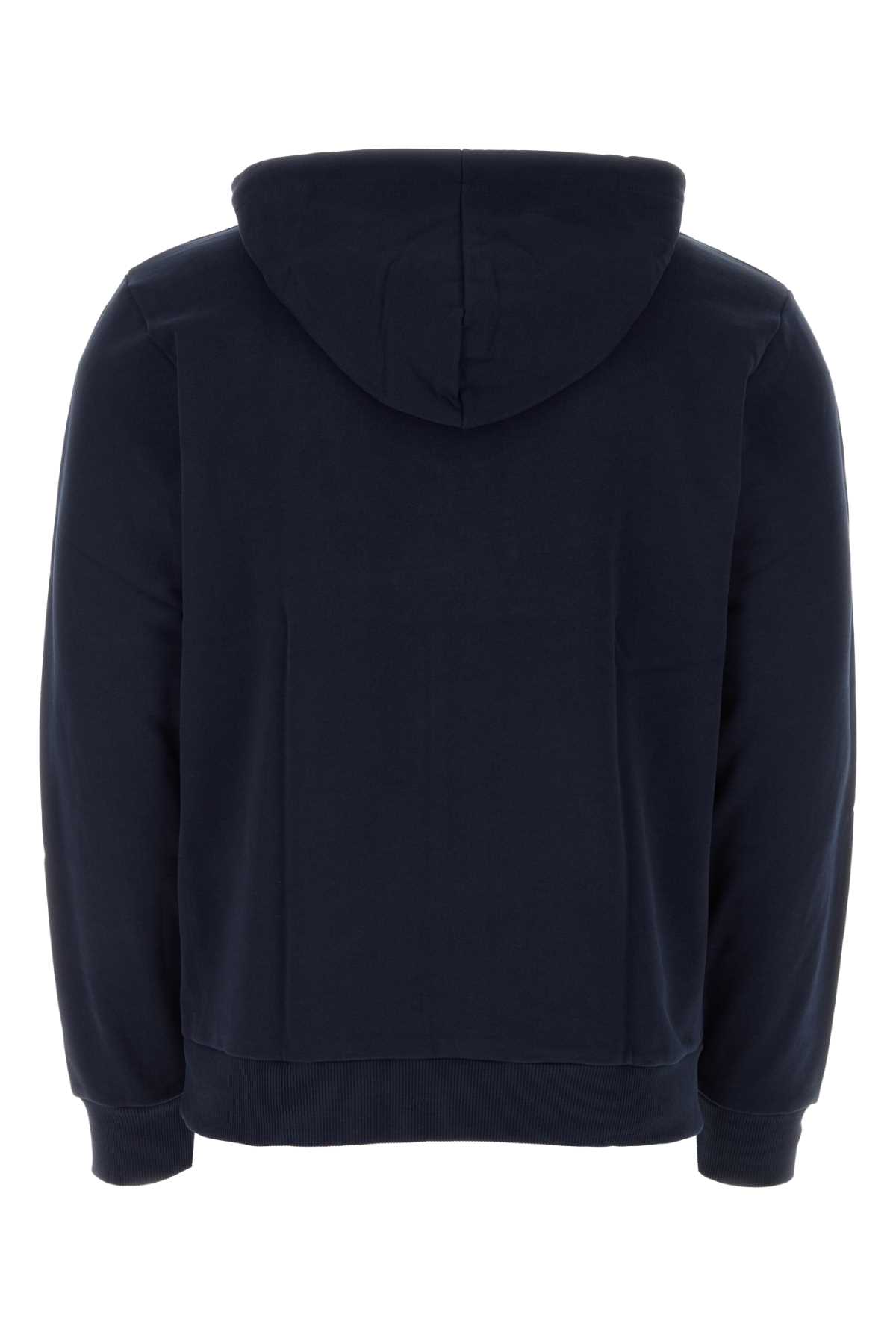 Apc Black Cotton Item Sweatshirt In Blue