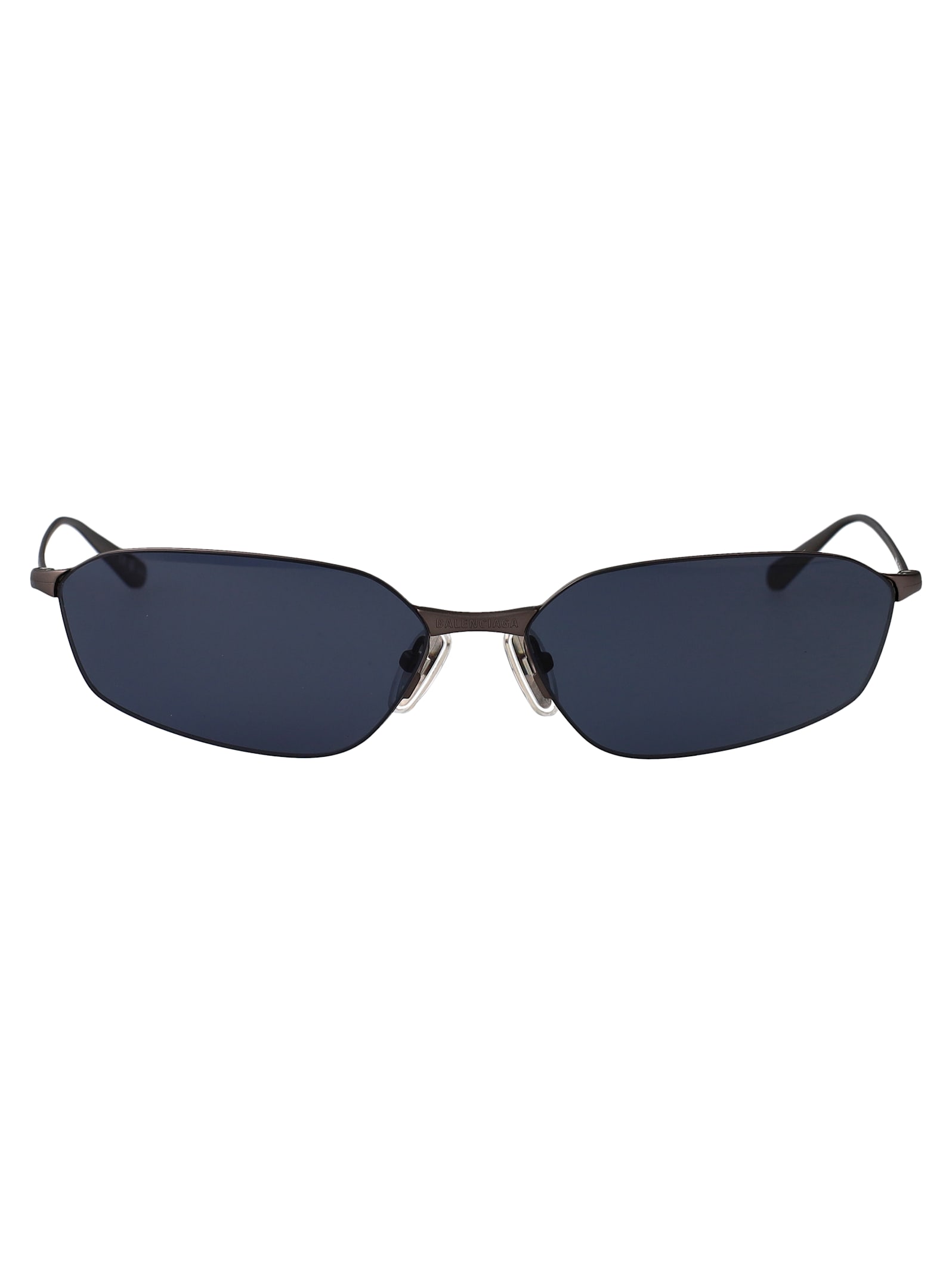 Balenciaga Bb0412s Sunglasses In Grey-grey-blue