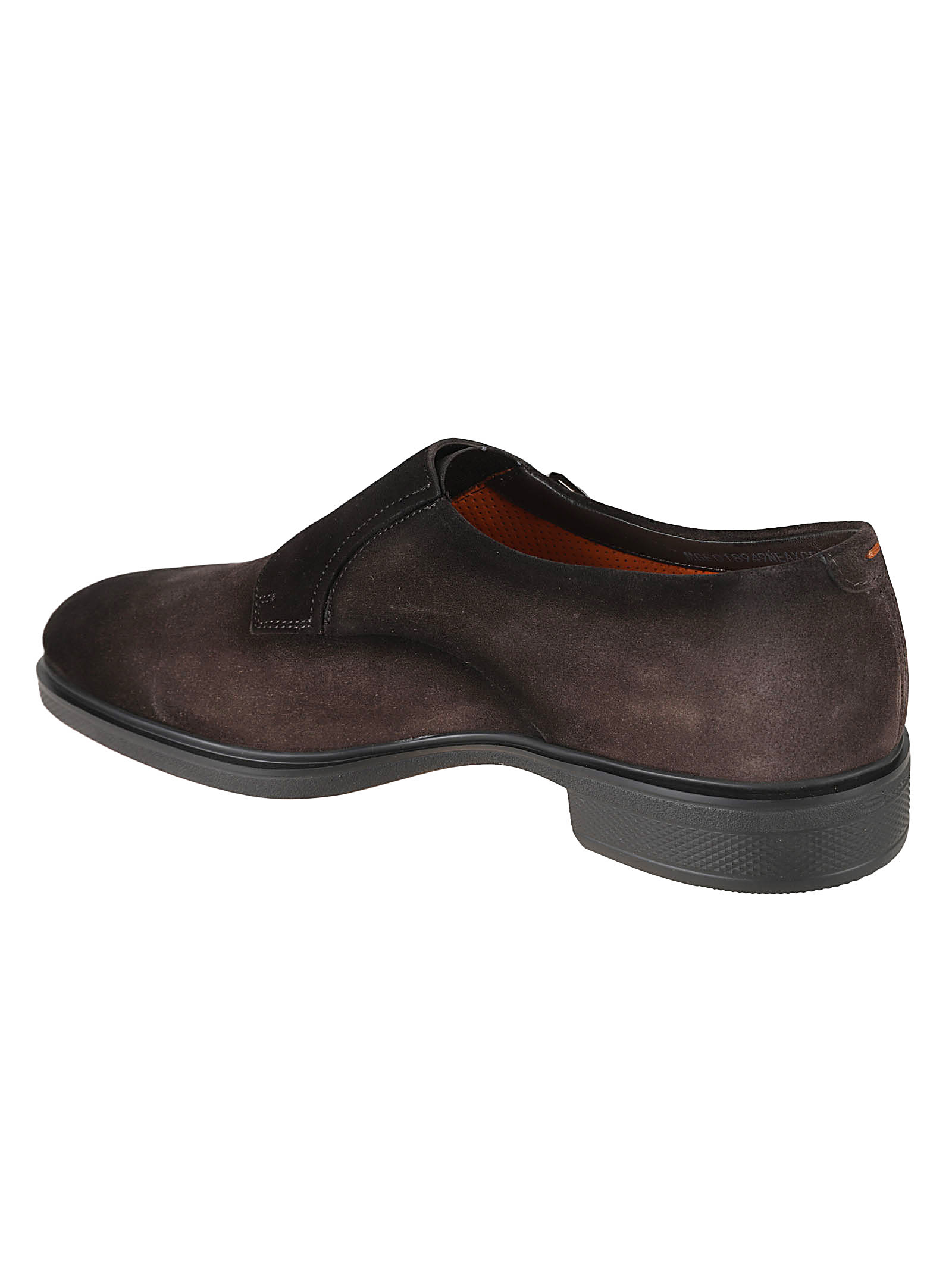 Shop Santoni Easy Onm Derby Shoes In Dark Brown