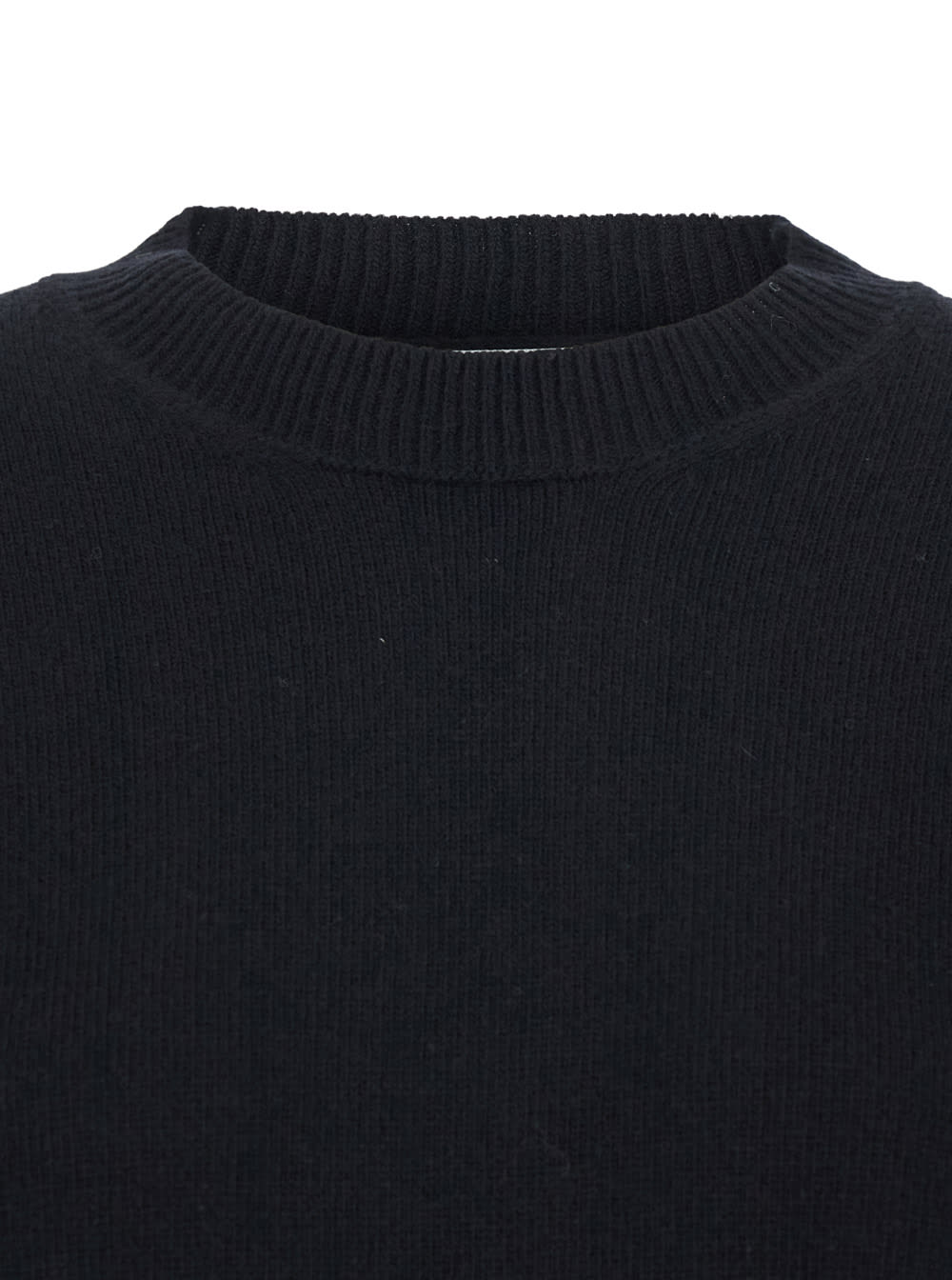 Mauro Grifoni Oversize Crewneck Sweater In Black