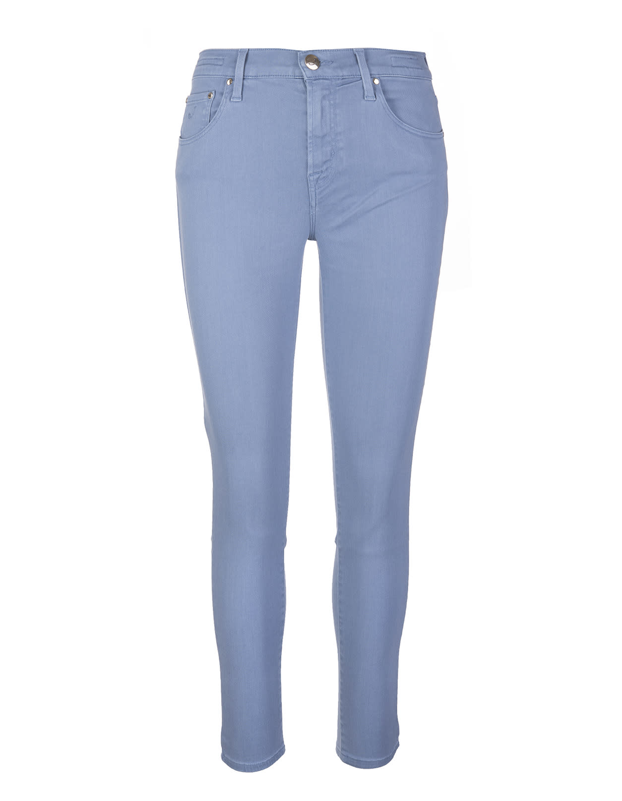 Jacob Cohen Woman Light Blue Kimberly Crop Skinny Jeans