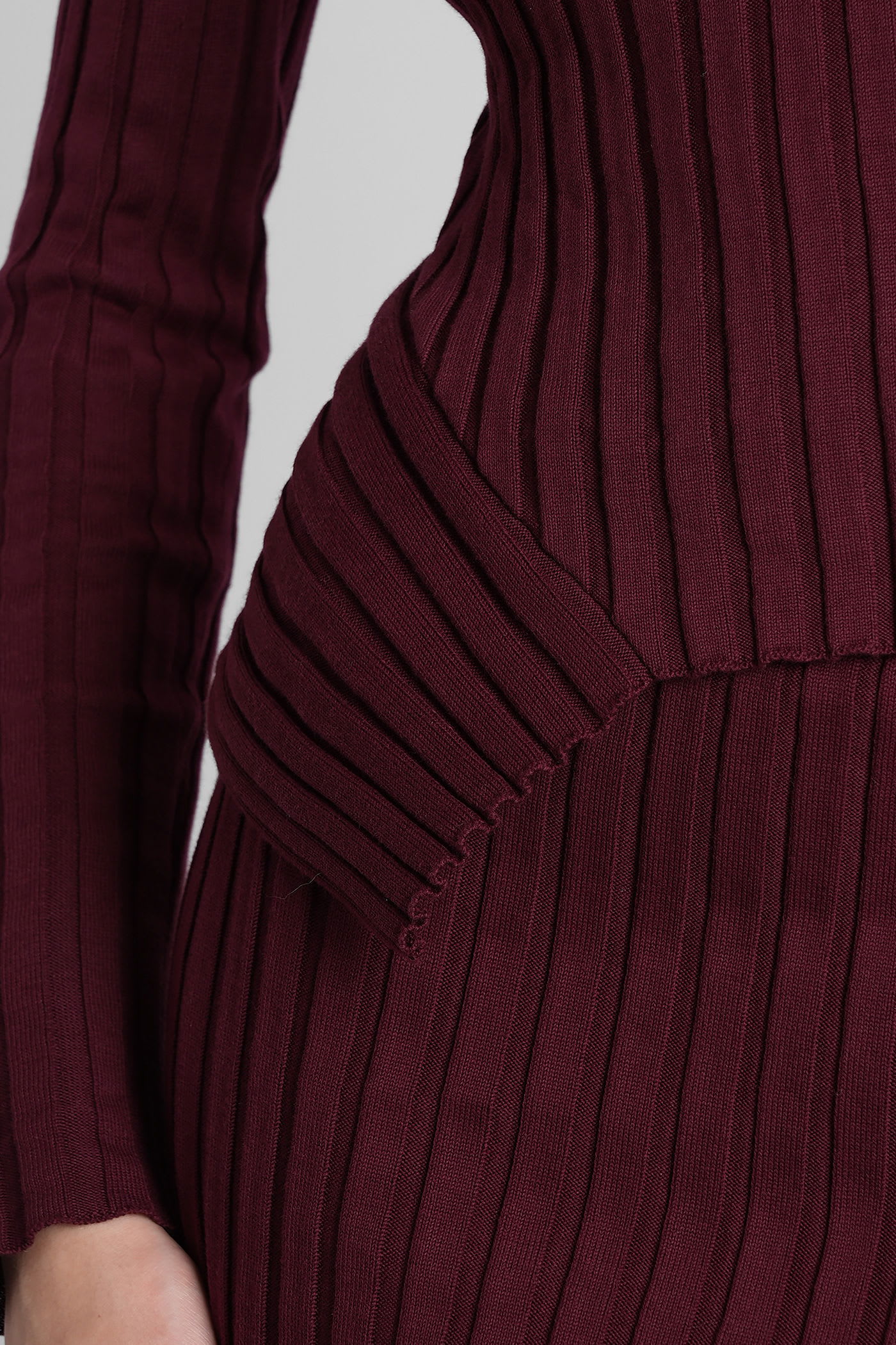 Stella Mccartney Topwear In Bordeaux Cotton In Burgundy