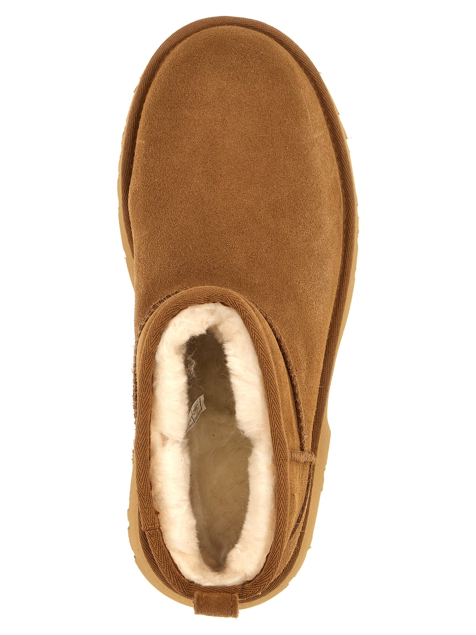 Ugg Brown 'ultra Mini New Heights' Boots In Brown