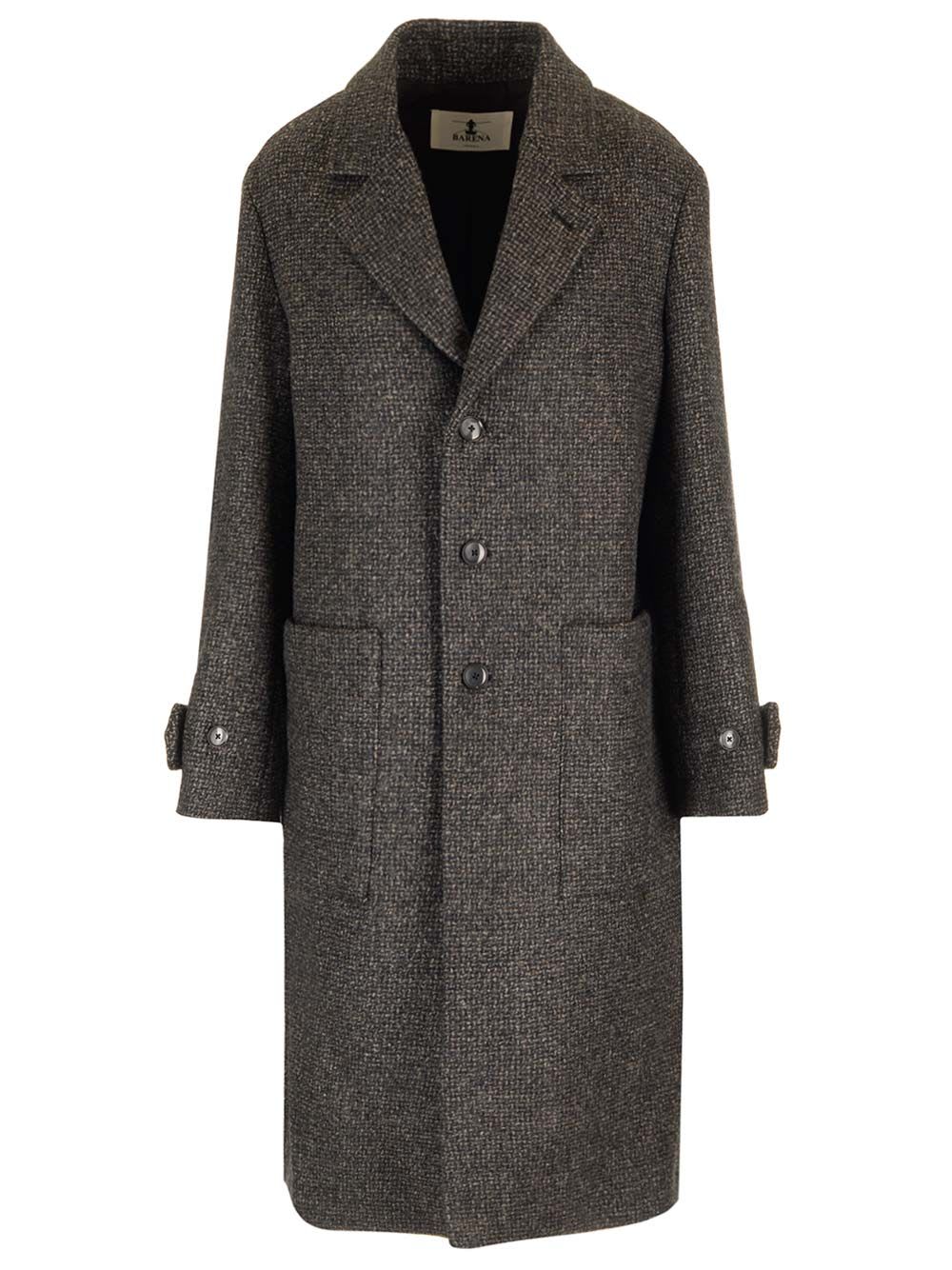 Shop Barena Venezia Zane Military Coat In Grey