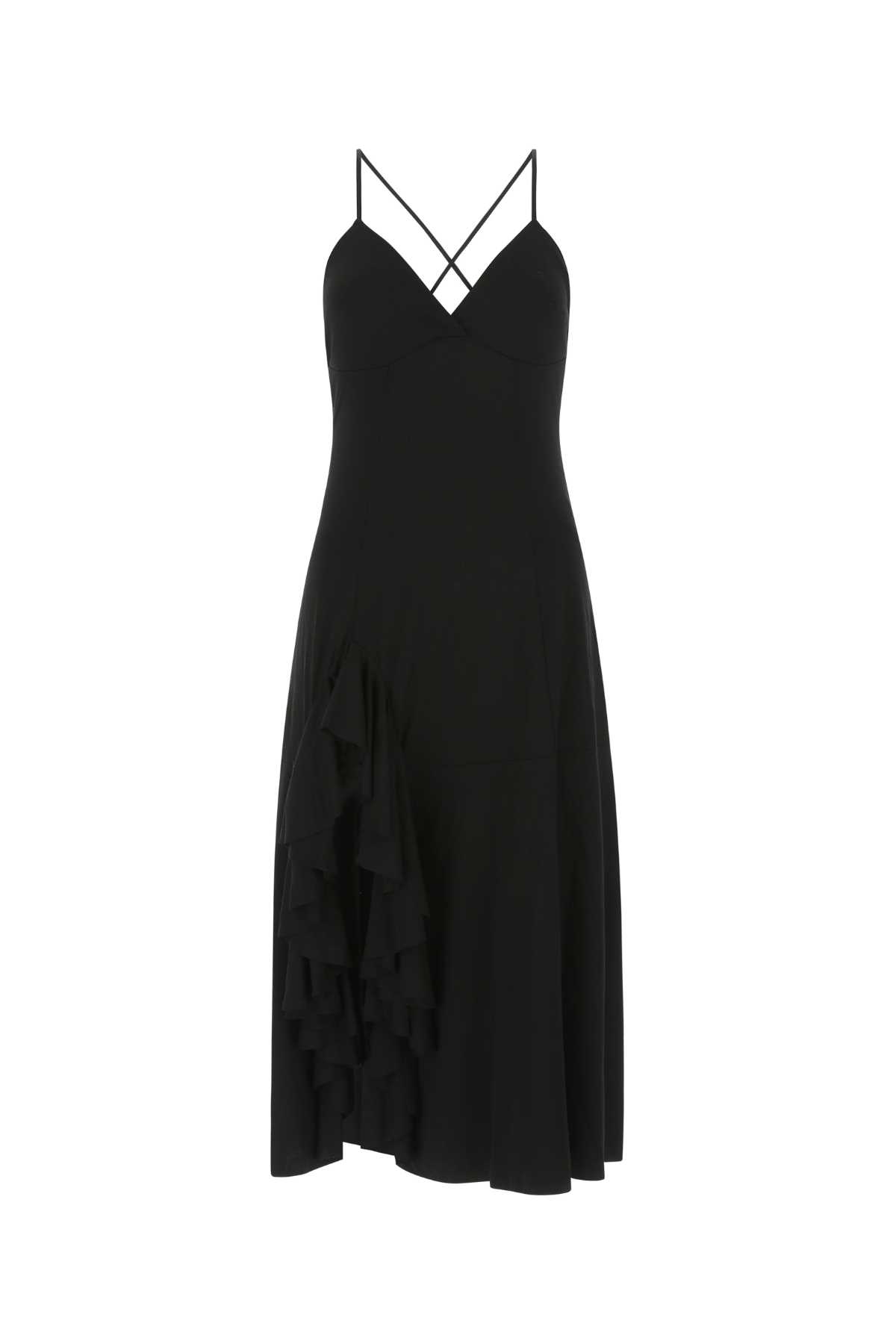 Loewe Black Stretch Viscose Dress