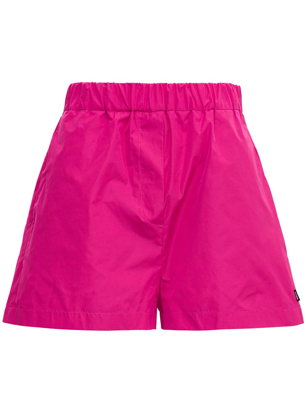 MSGM Pink Fabric Shorts