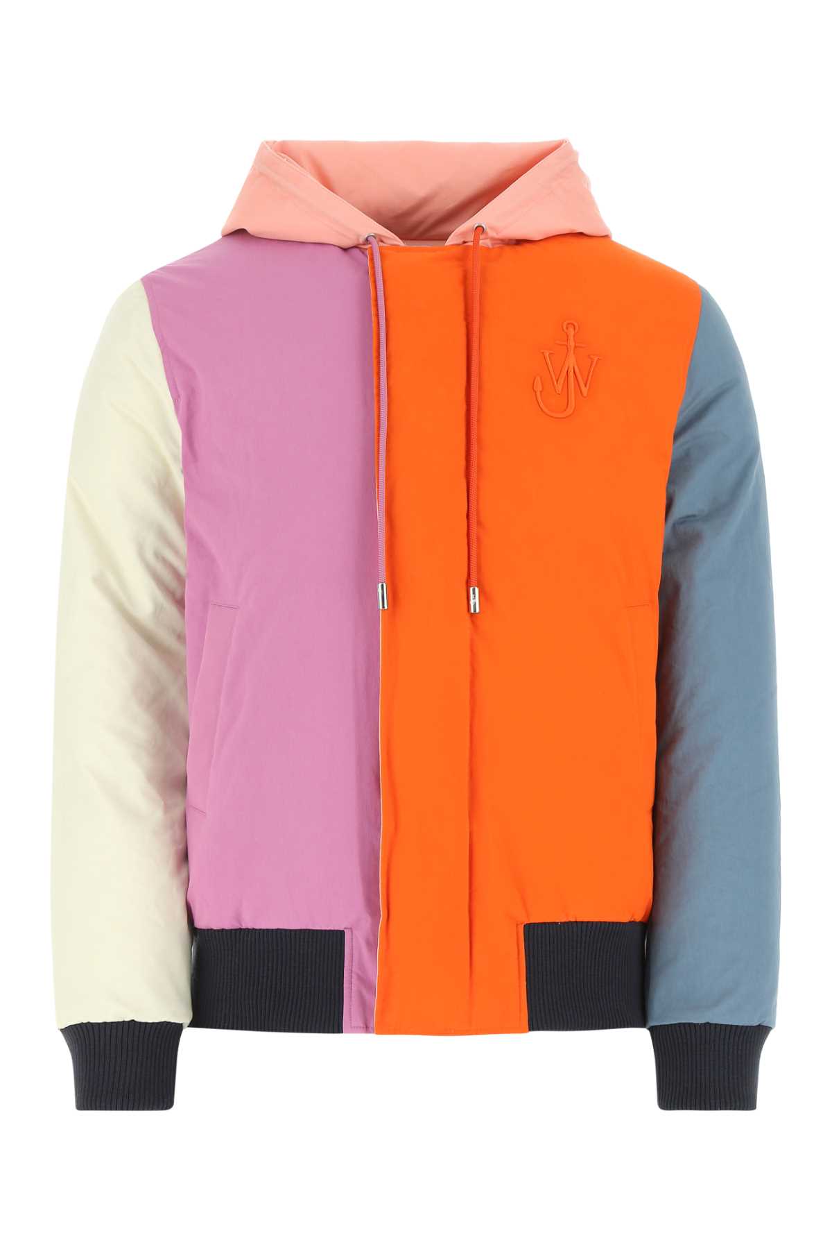 Shop Jw Anderson Multicolor Cotton Padded Jacket In 398