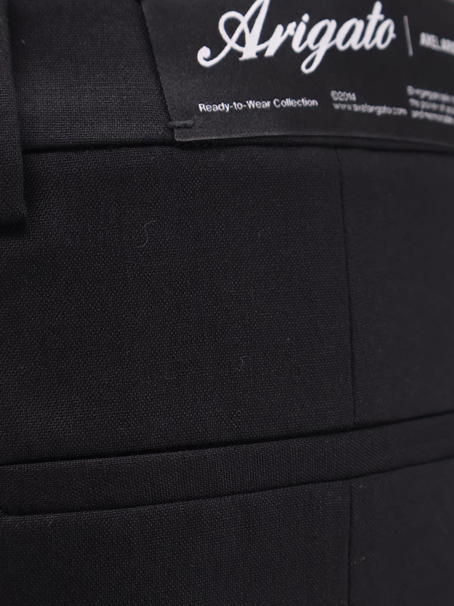 Axel Arigato Wool Blend Trousers In Black