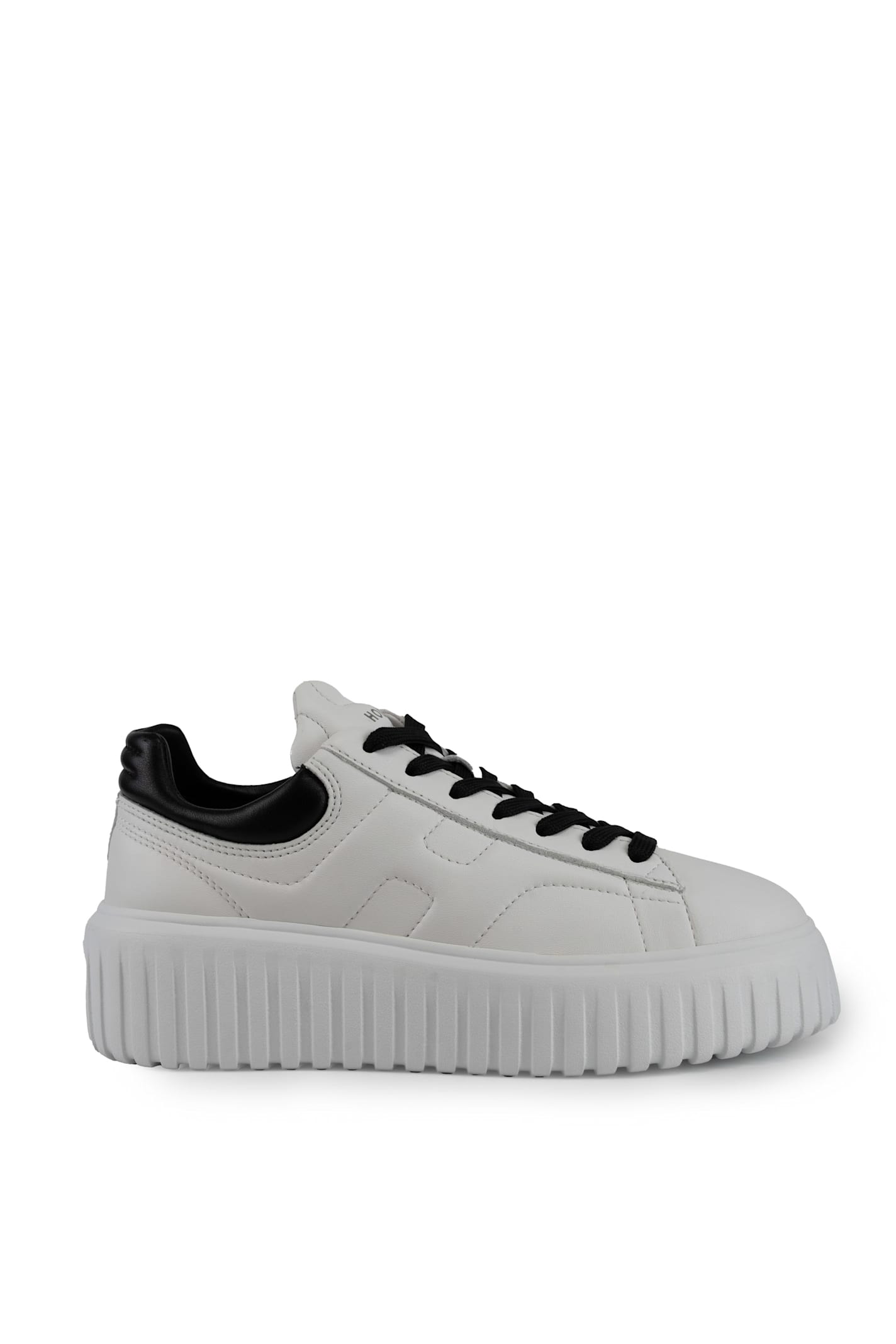 Hogan H-stripes Sneakers In Bianco