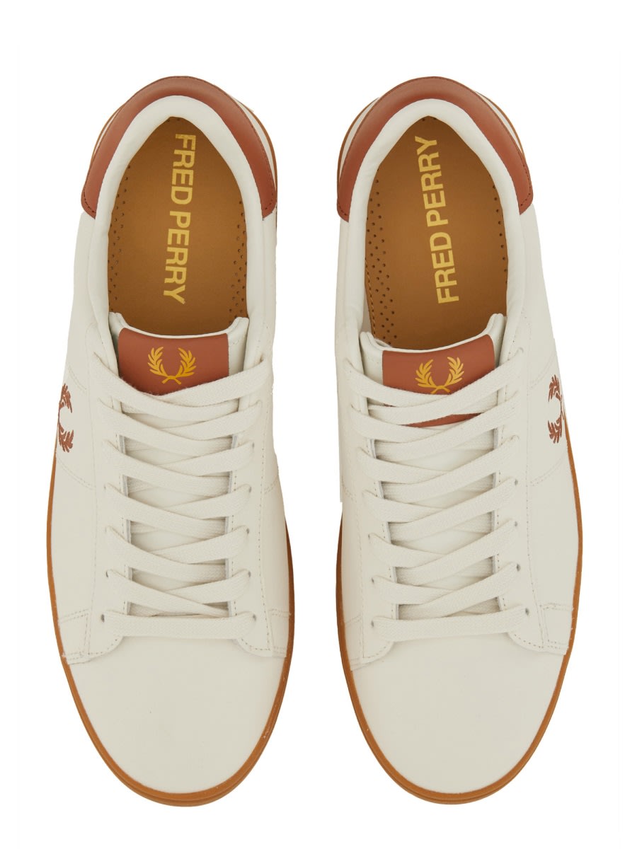 Fred Perry "spencer" Sneaker In Powder