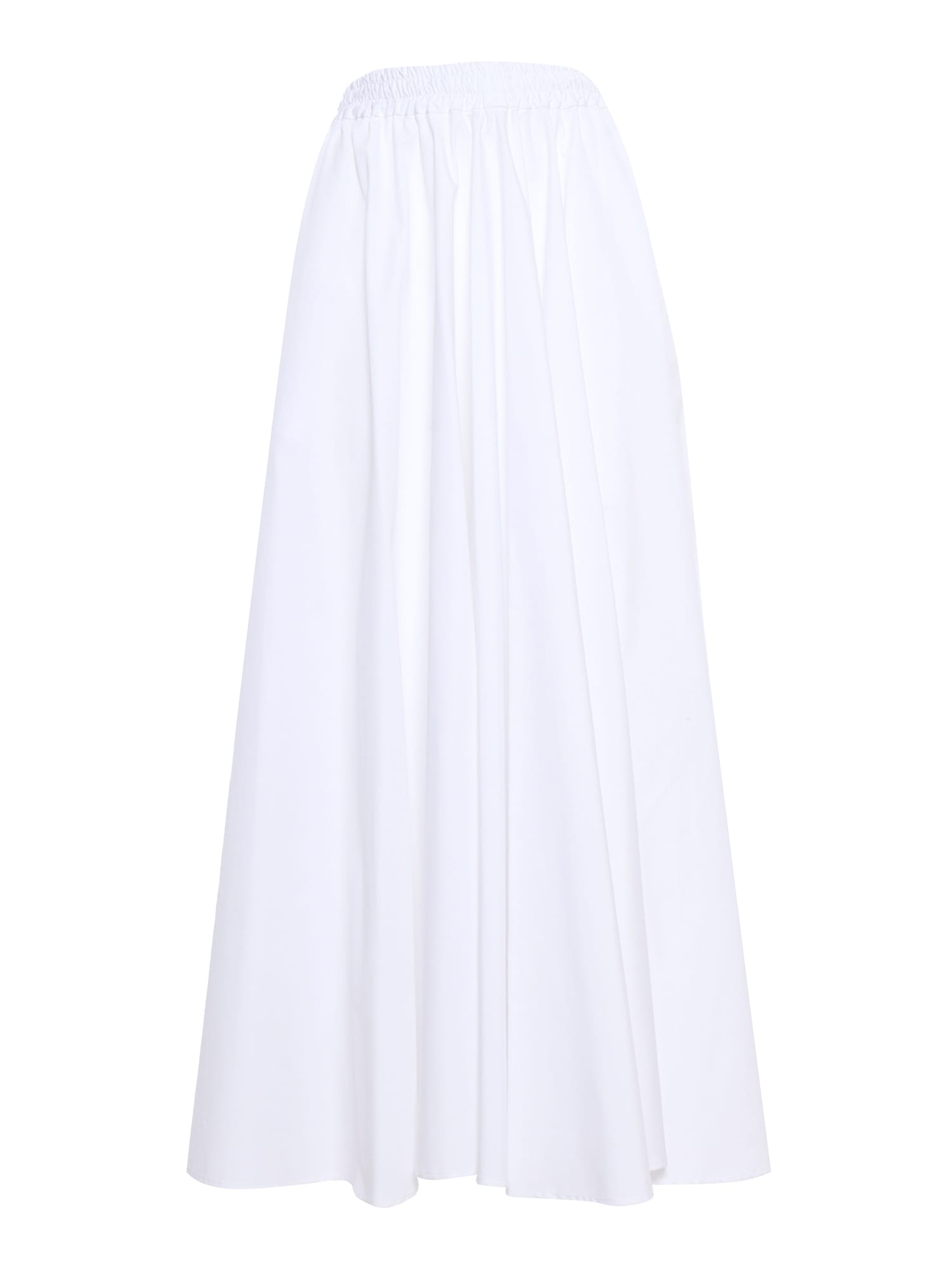 White Flared Skirt