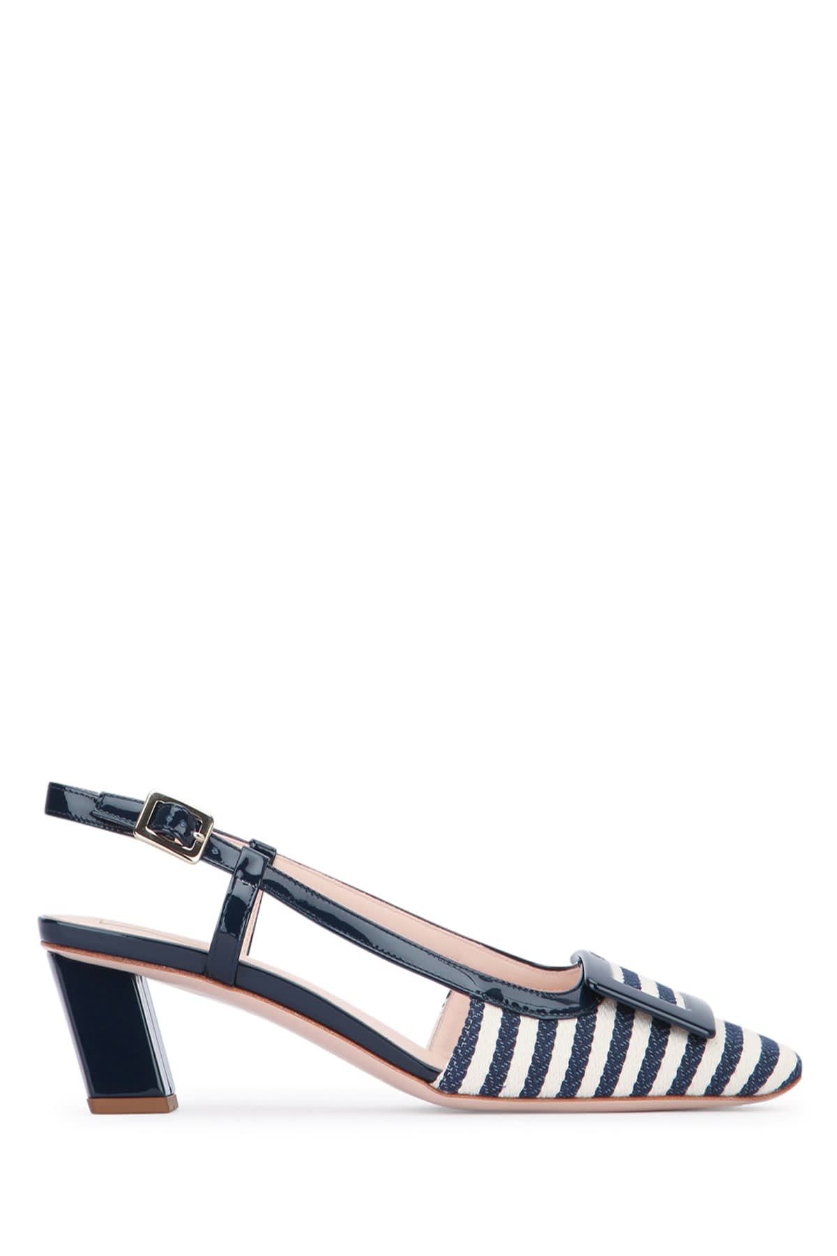 Roger Vivier Bv Lacquered Buc Sling Back Dec 45