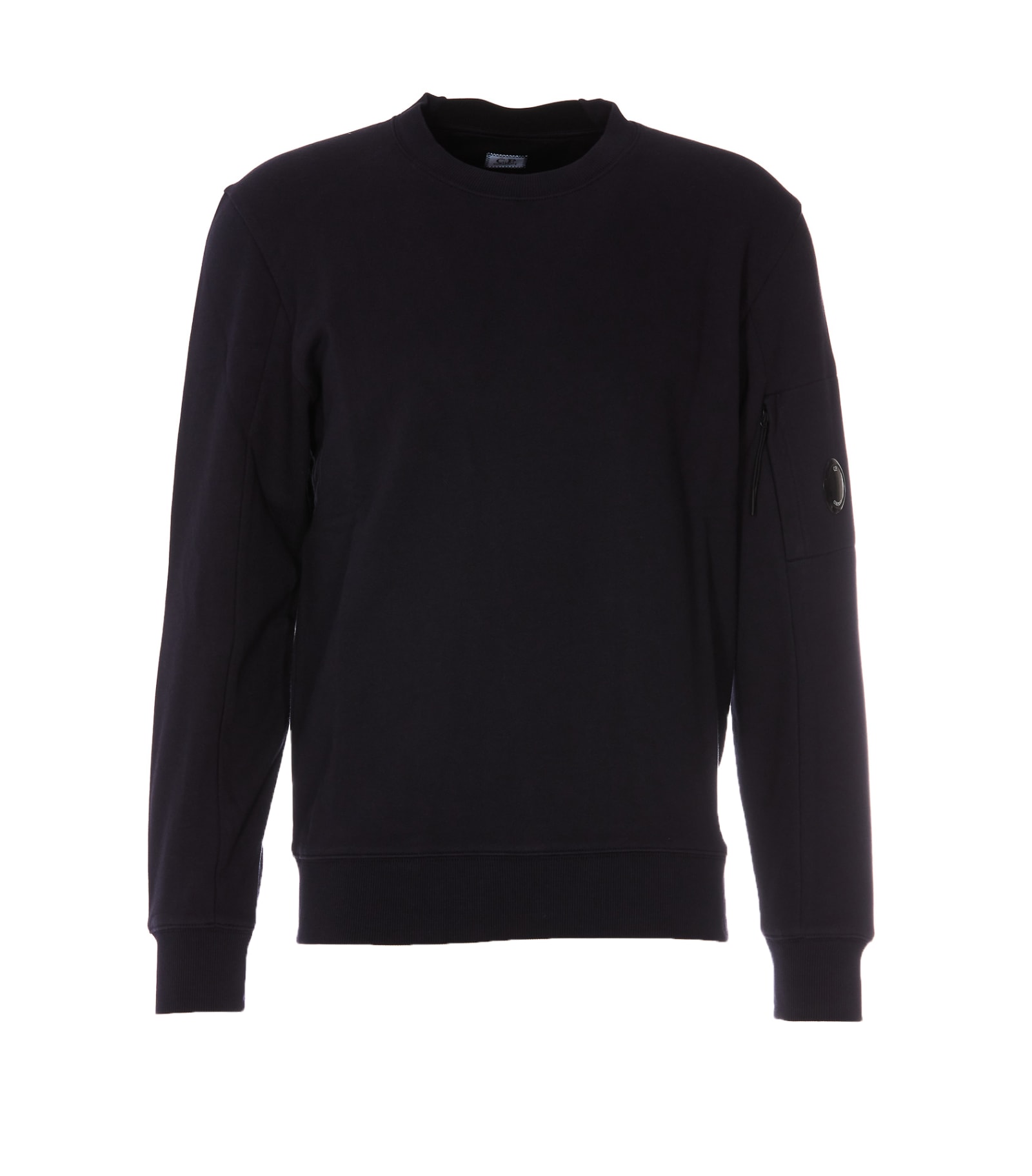 C.p. Company Diagonal Raised Fleece Sweatshirt In Black | ModeSens