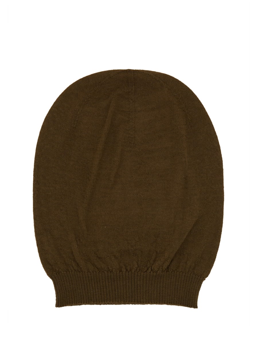 Shop Rick Owens Cashmere Hat In Brown