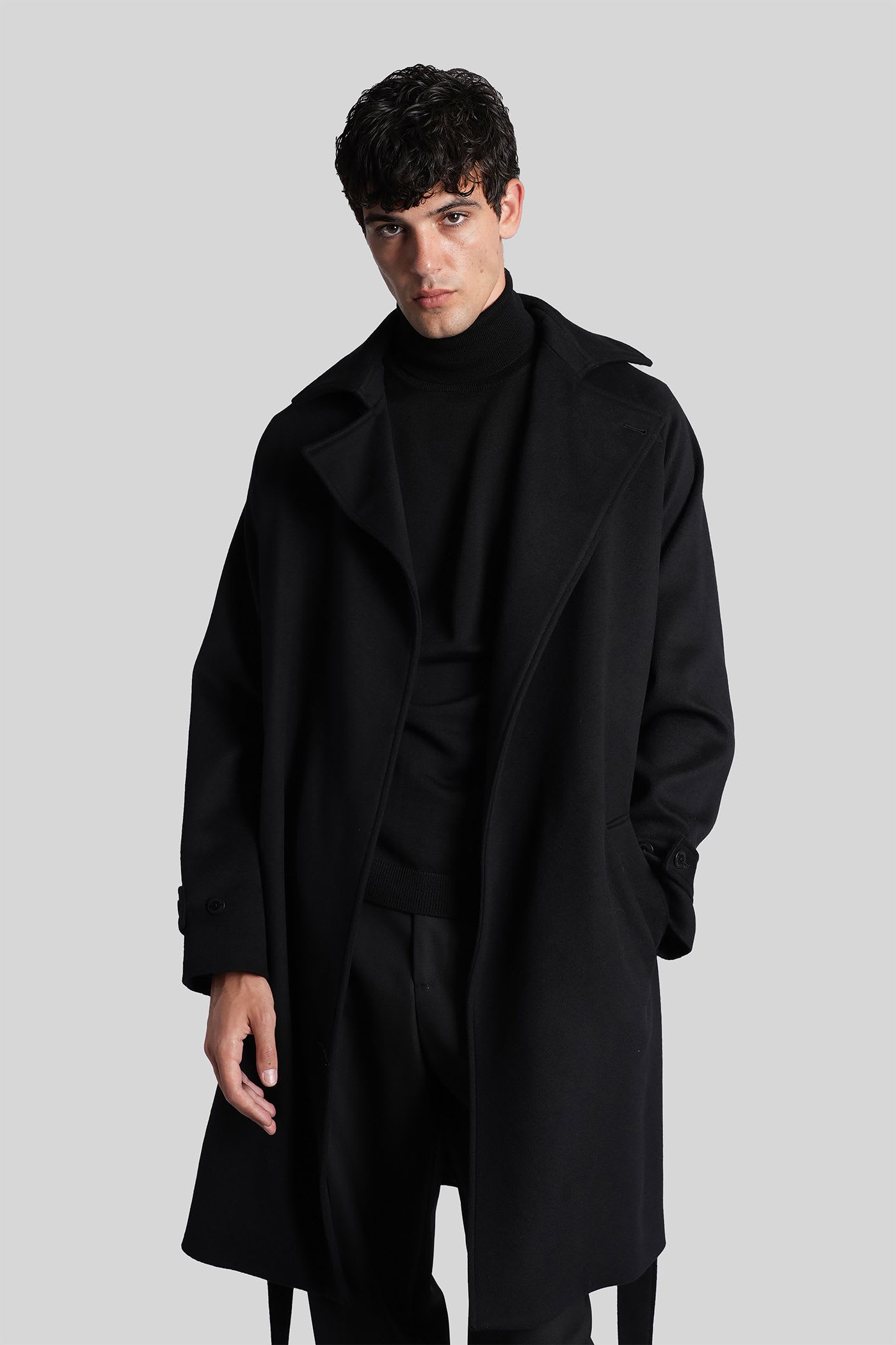 Costumein Riko In Black Wool In Black